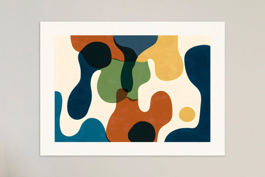 Abstract art on wall