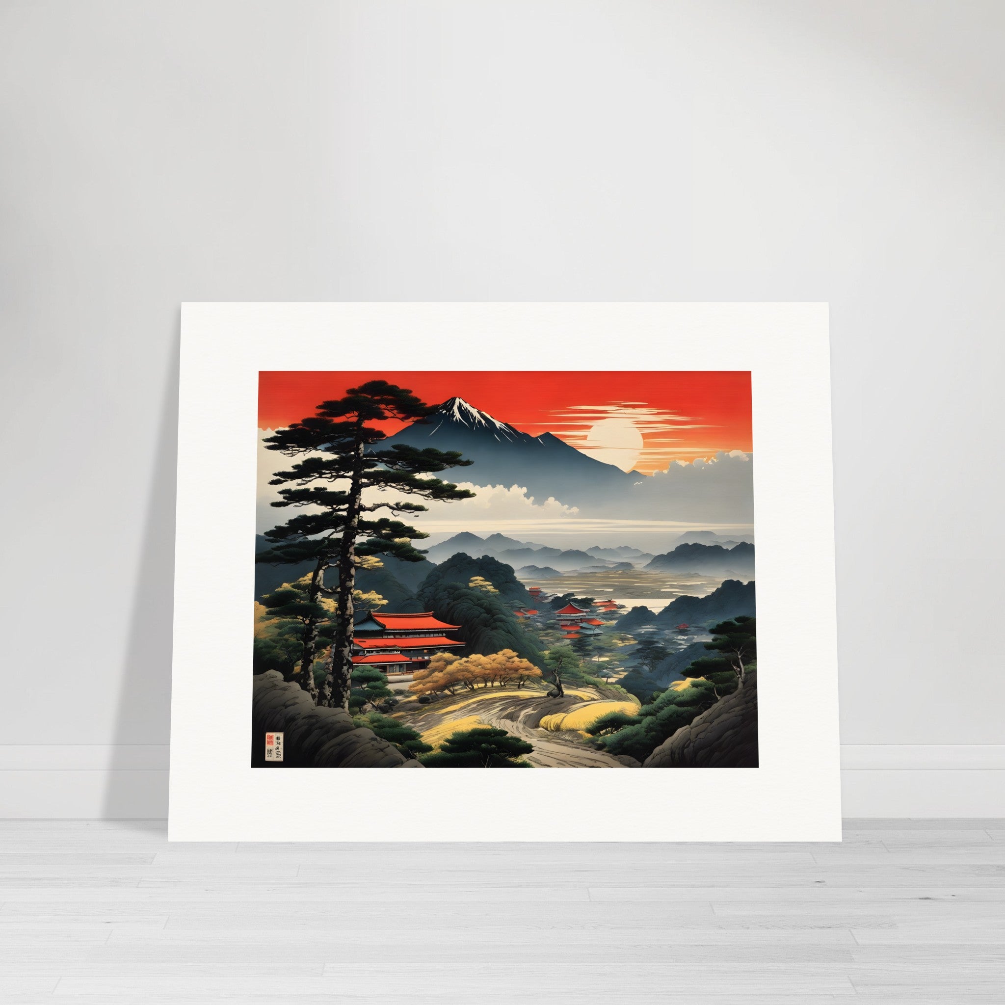 Paisagem japonesa - Poster