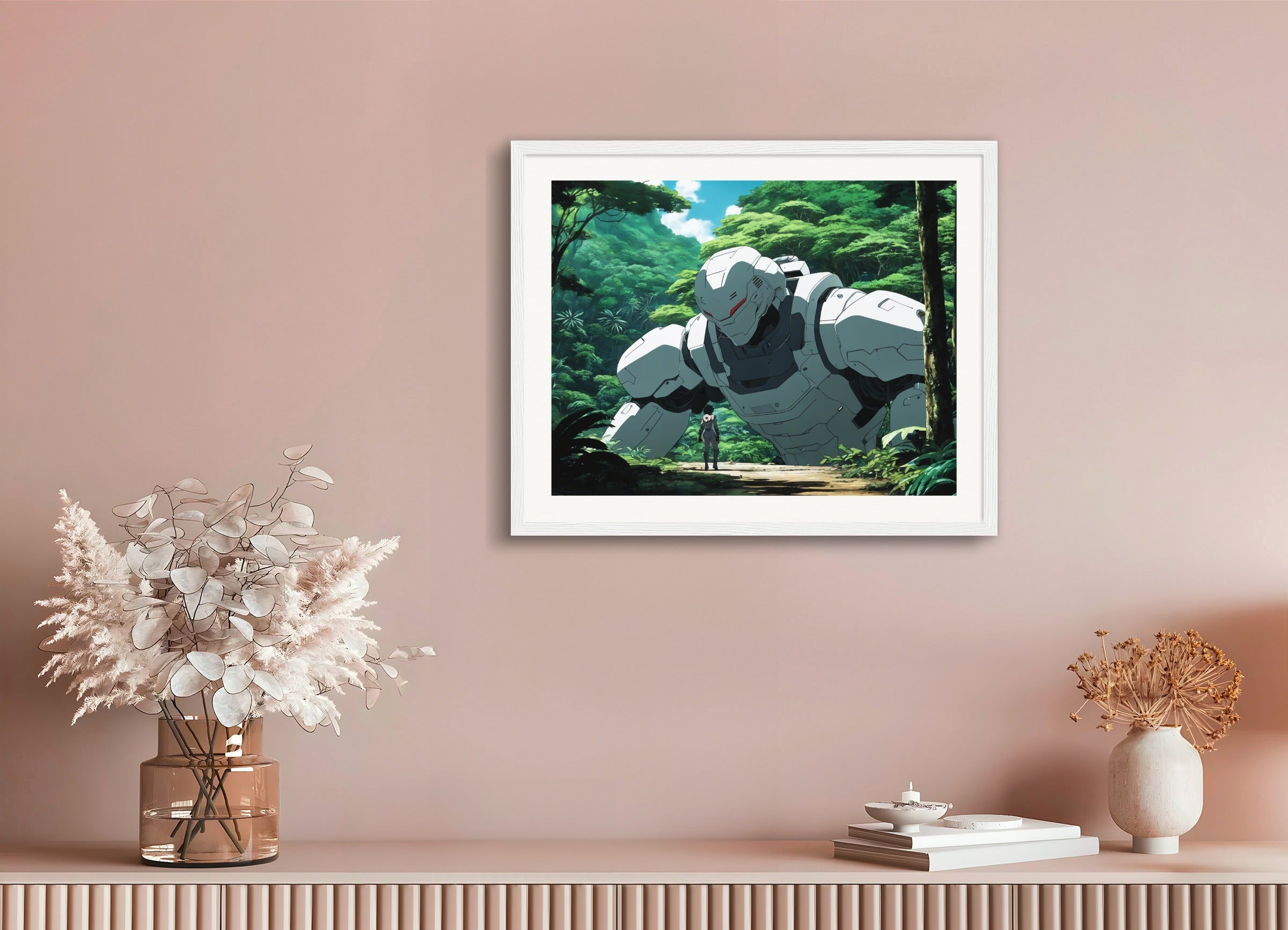 Poster with wood frame: Akira (anime),