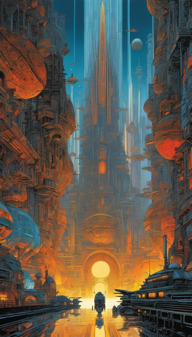 Métal hurlant (comic), Cidade futurista - Poster
