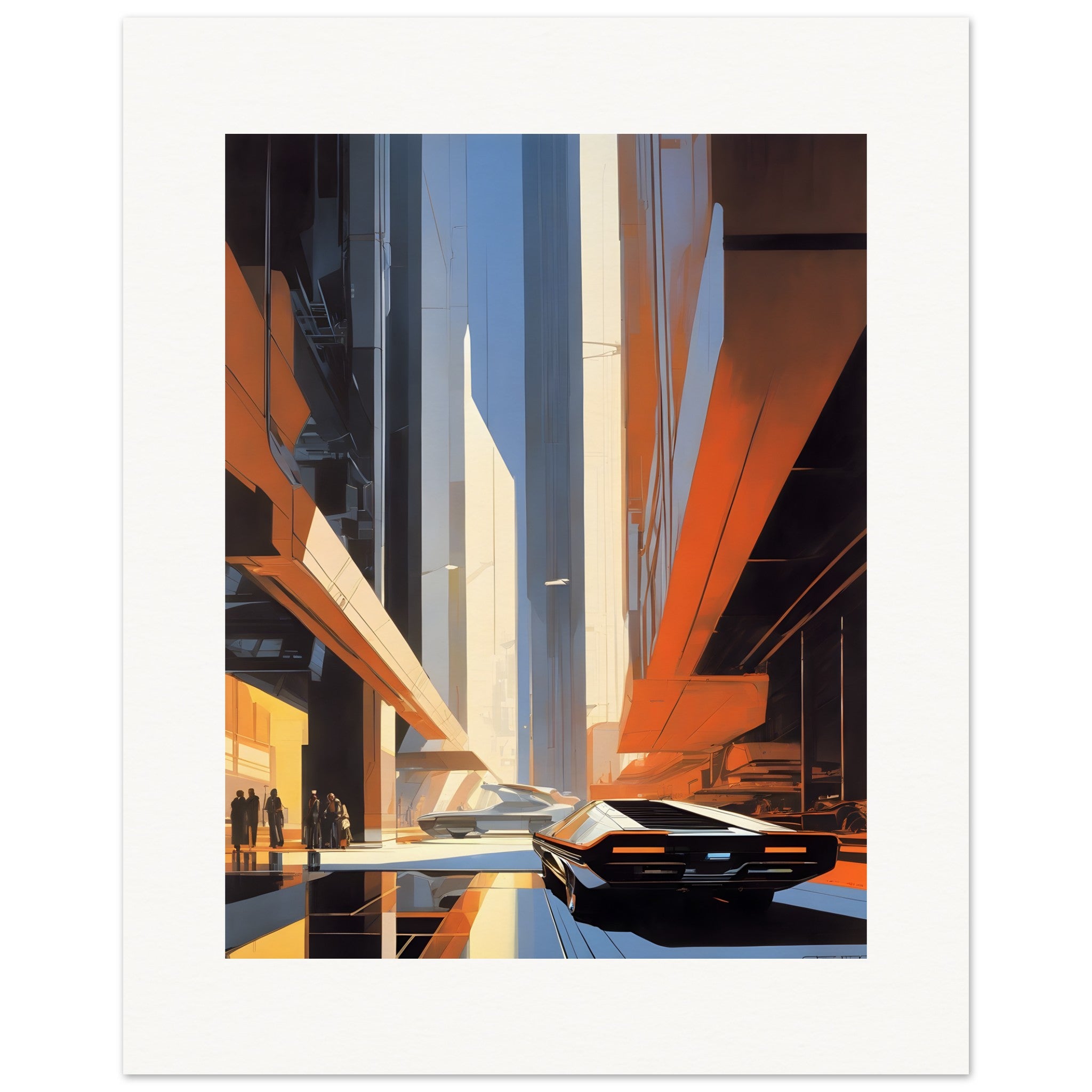 Design industrial americano futurista - Poster