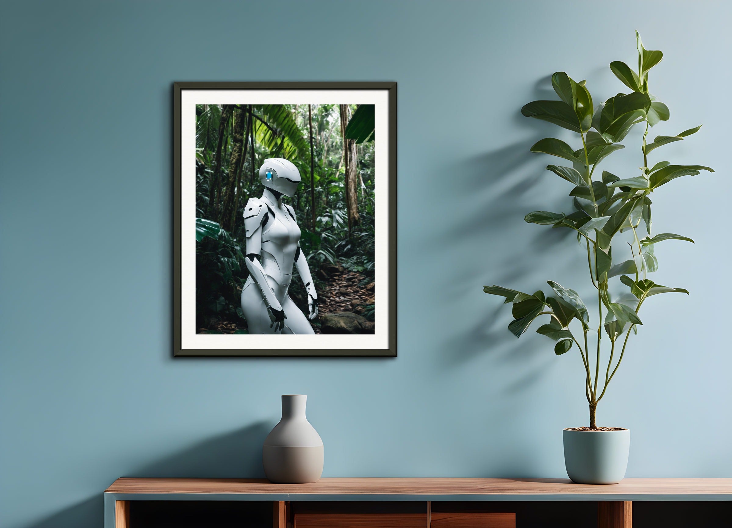 Poster with metal frame: Realistic photography,