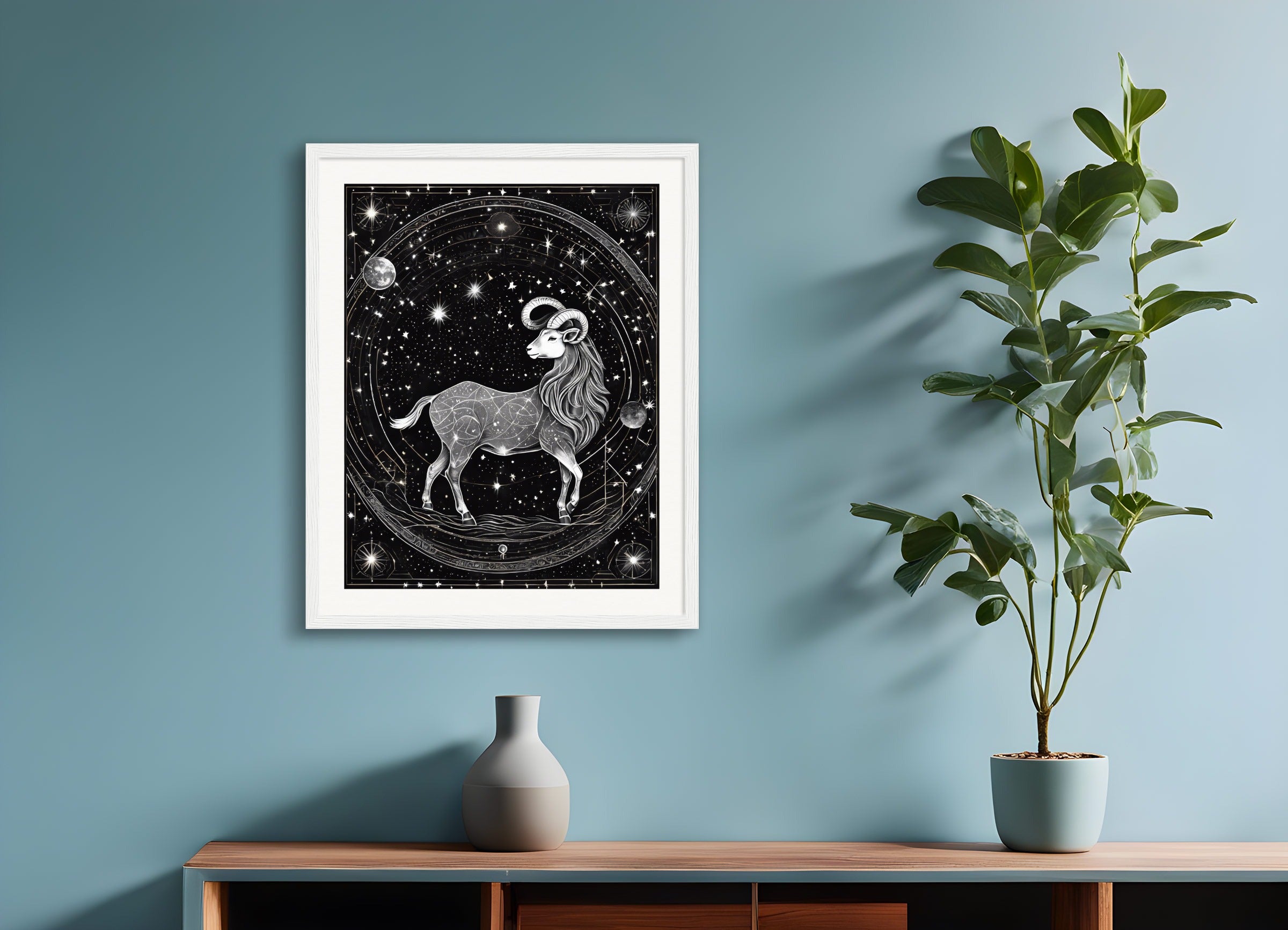 Poster with wood frame: ,