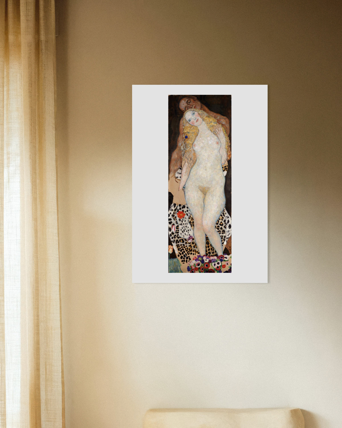 Poster Adão e Eva (1917–1918), de Gustav Klimt