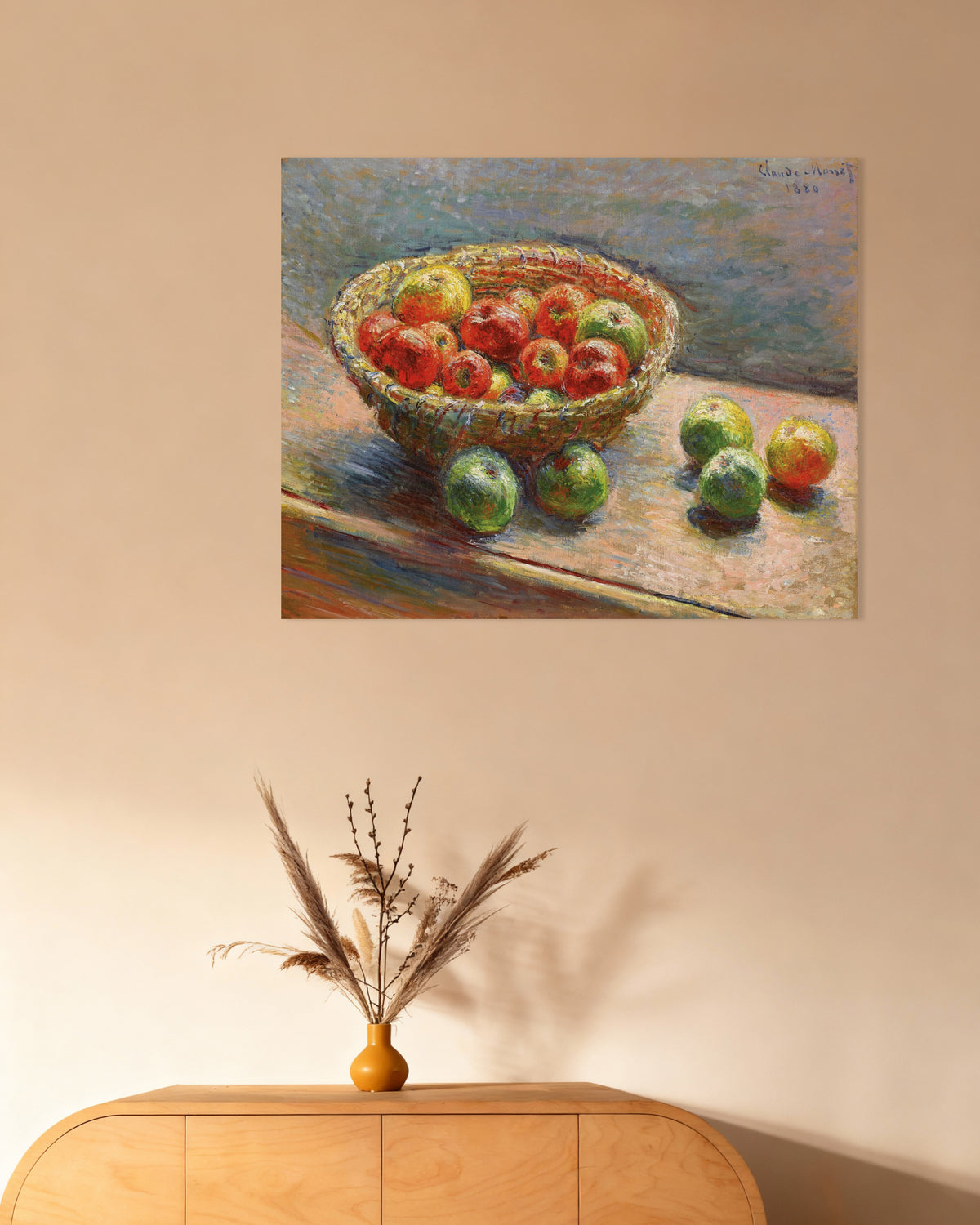 Poster O Cesto de Maçãs (1880), de Claude Monet