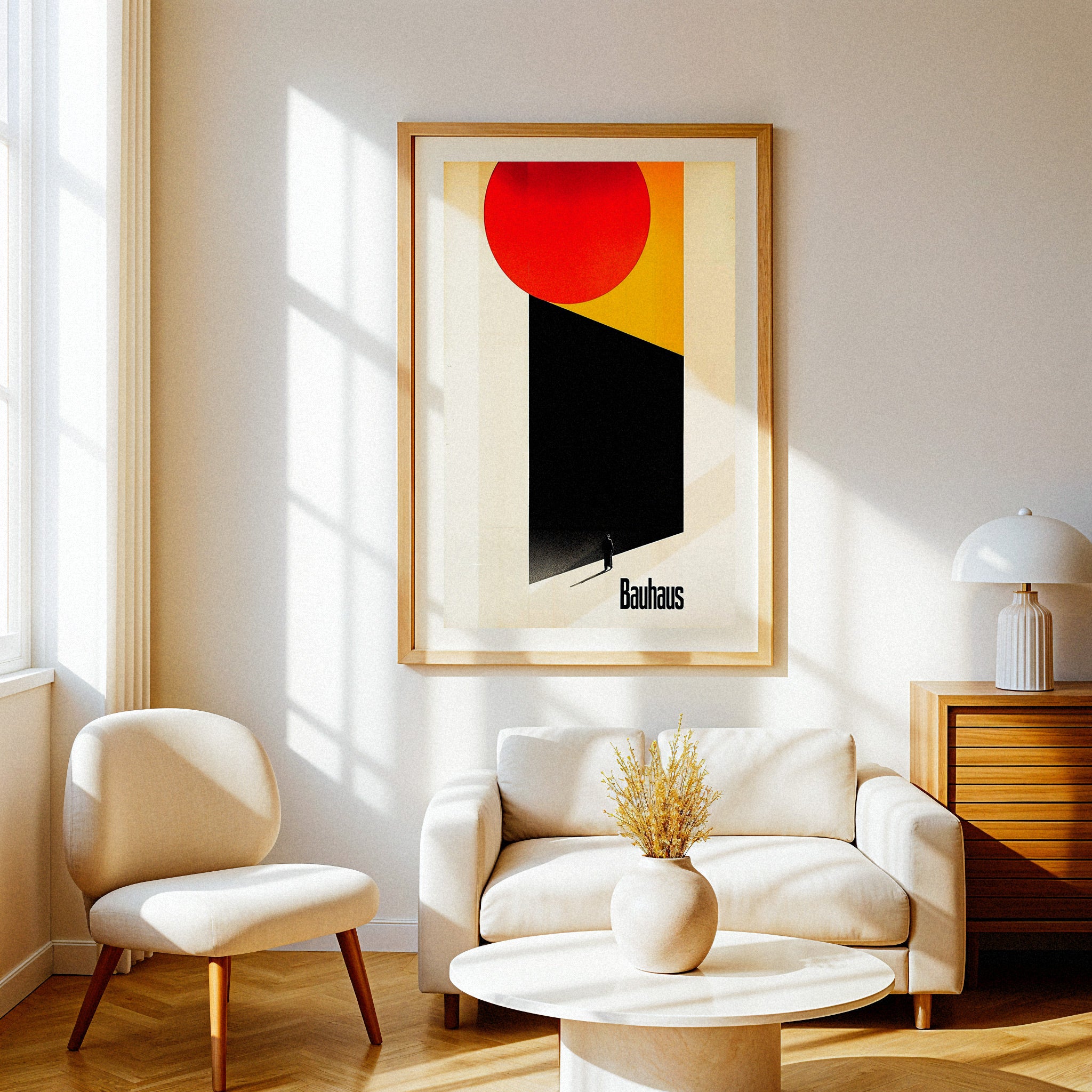 Poster Bauhaus, enfrentando o desconhecido