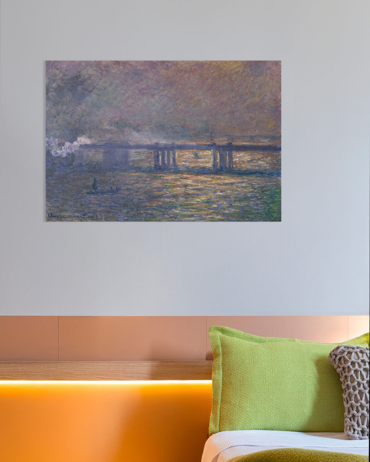 Poster A Ponte de Charing Cross (1903), de Claude Monet