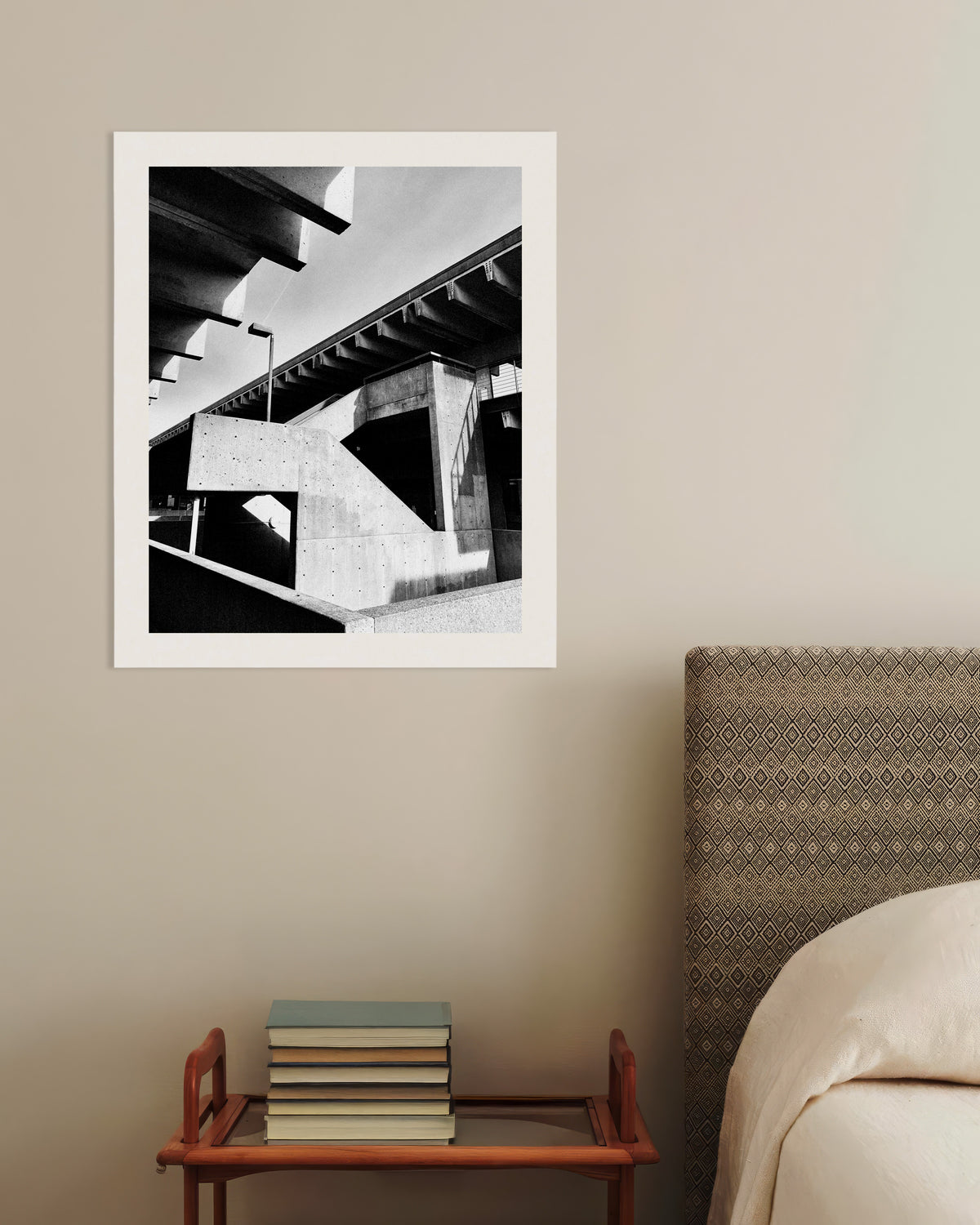 Poster «Escadas de betão à luz do sol»