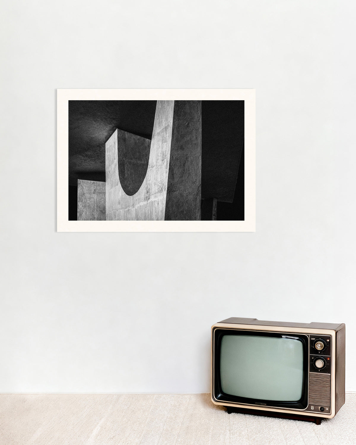 Poster «U de betão nas sombras»