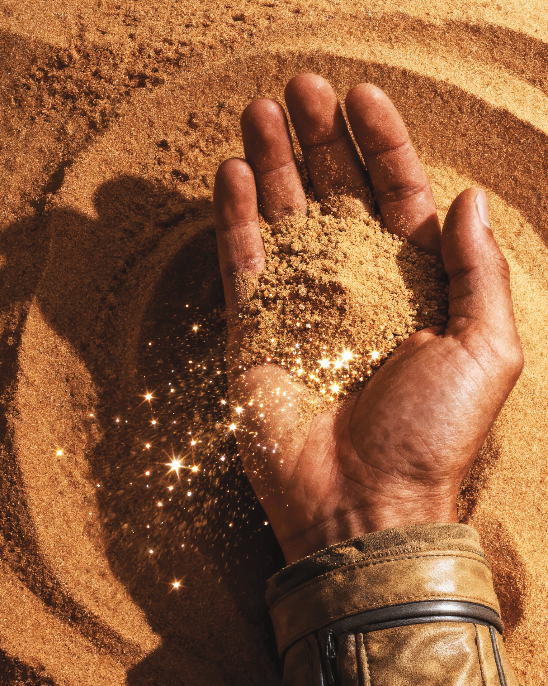 Pôster Mão do Deserto, Duna, Impressão de Arte de Areia Sci-Fi