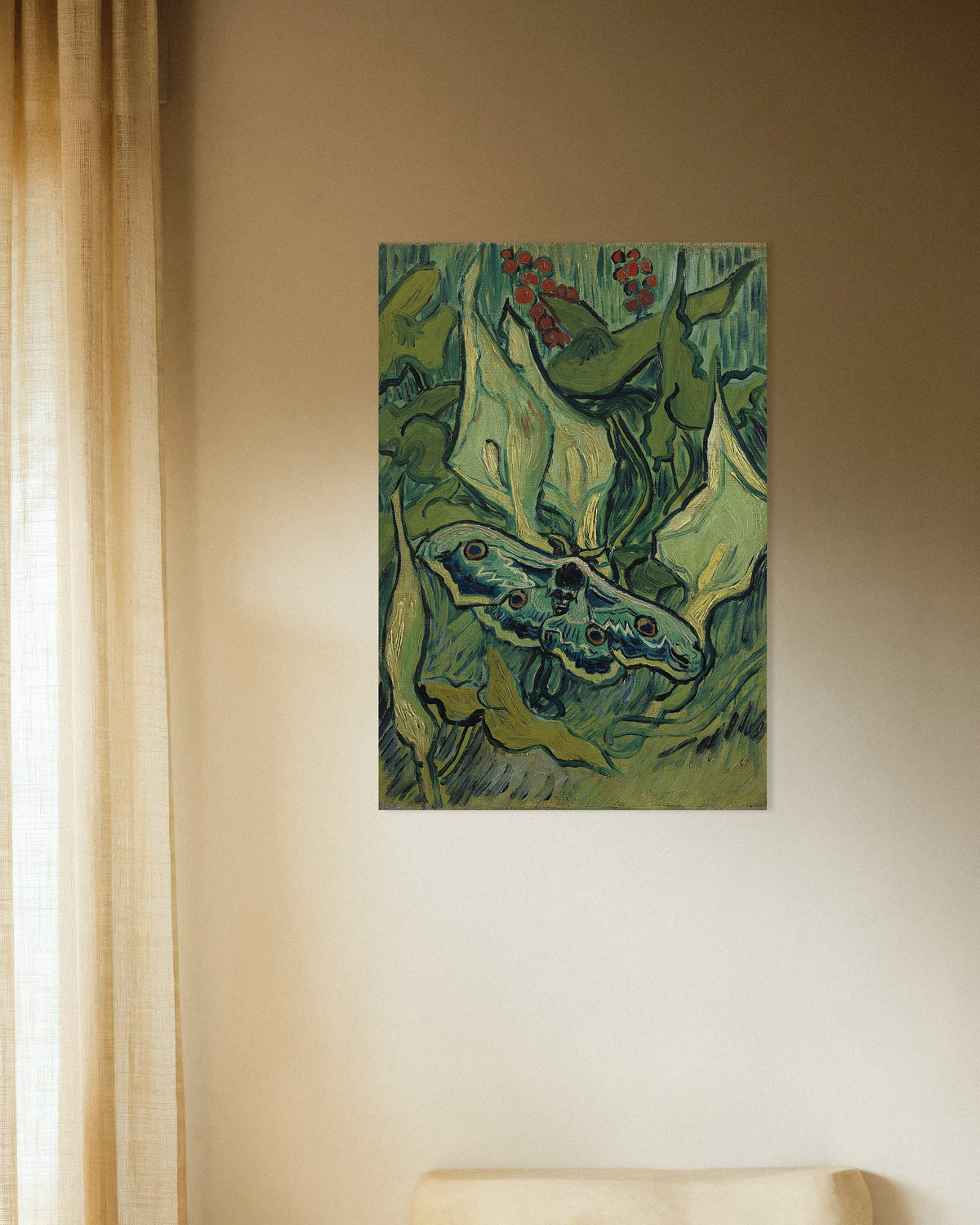 Poster de Traça-imperador (1889), de Vincent van Gogh