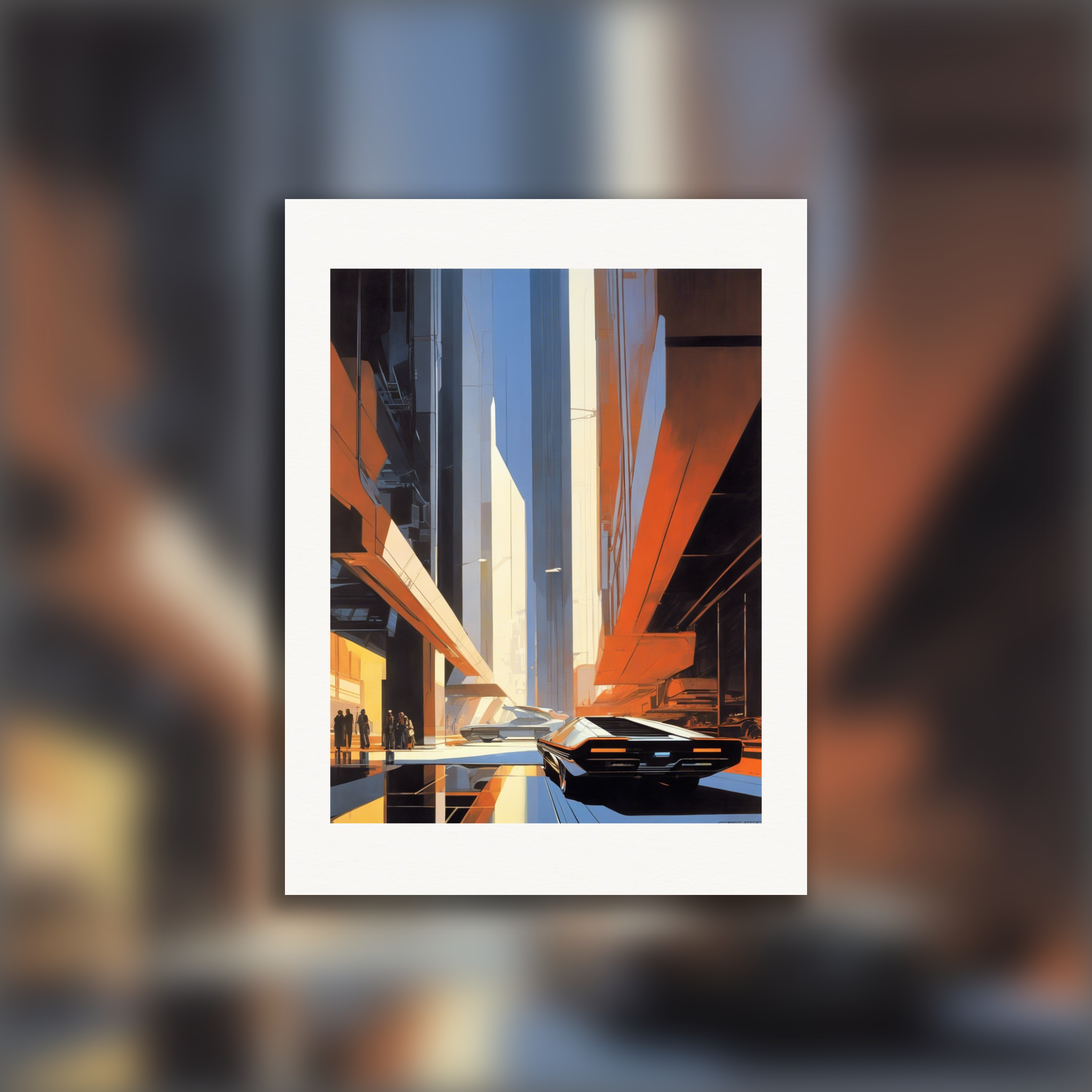 Design industrial americano futurista - Poster
