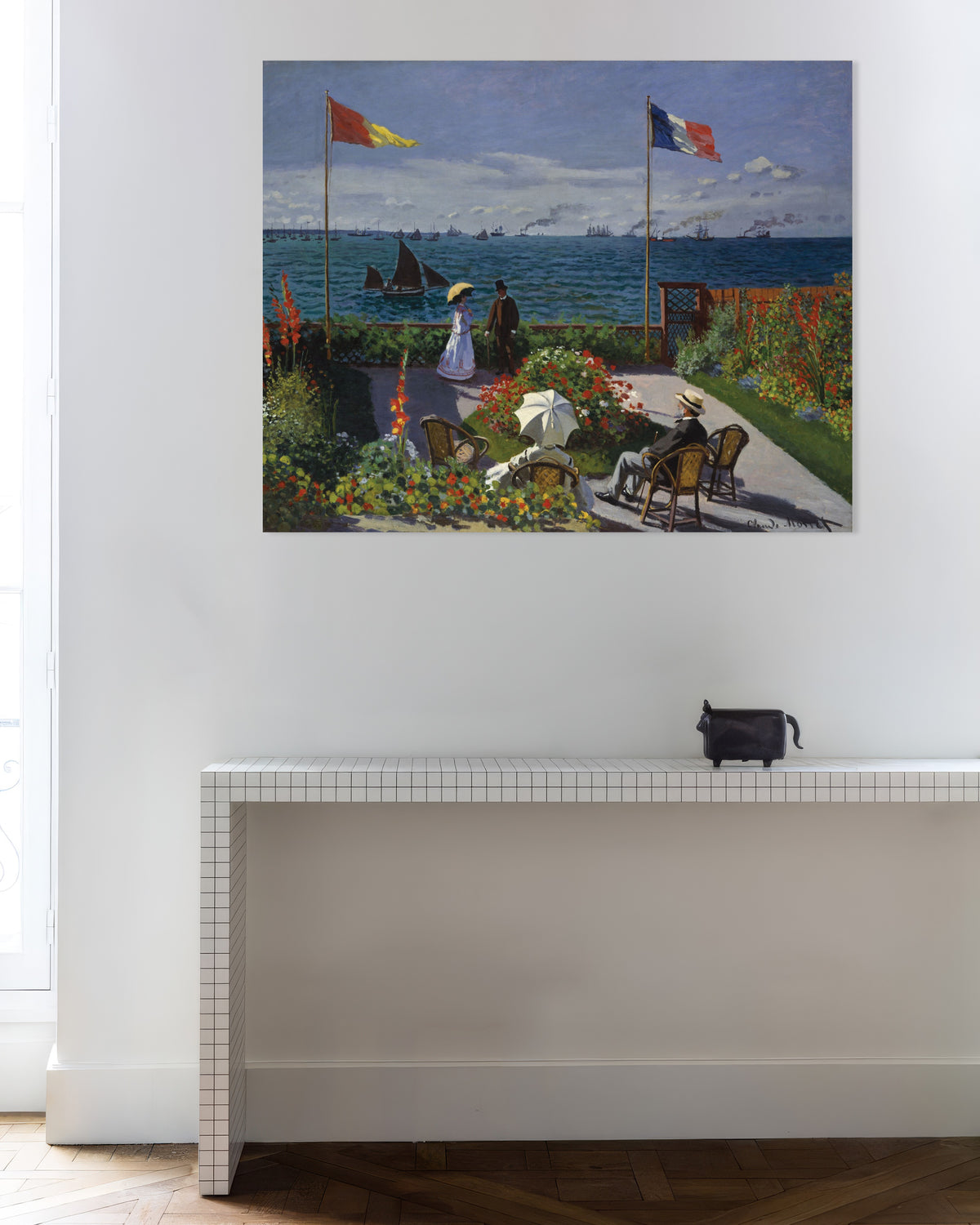 Poster Jardim em Sainte-Adresse (1867), de Claude Monet