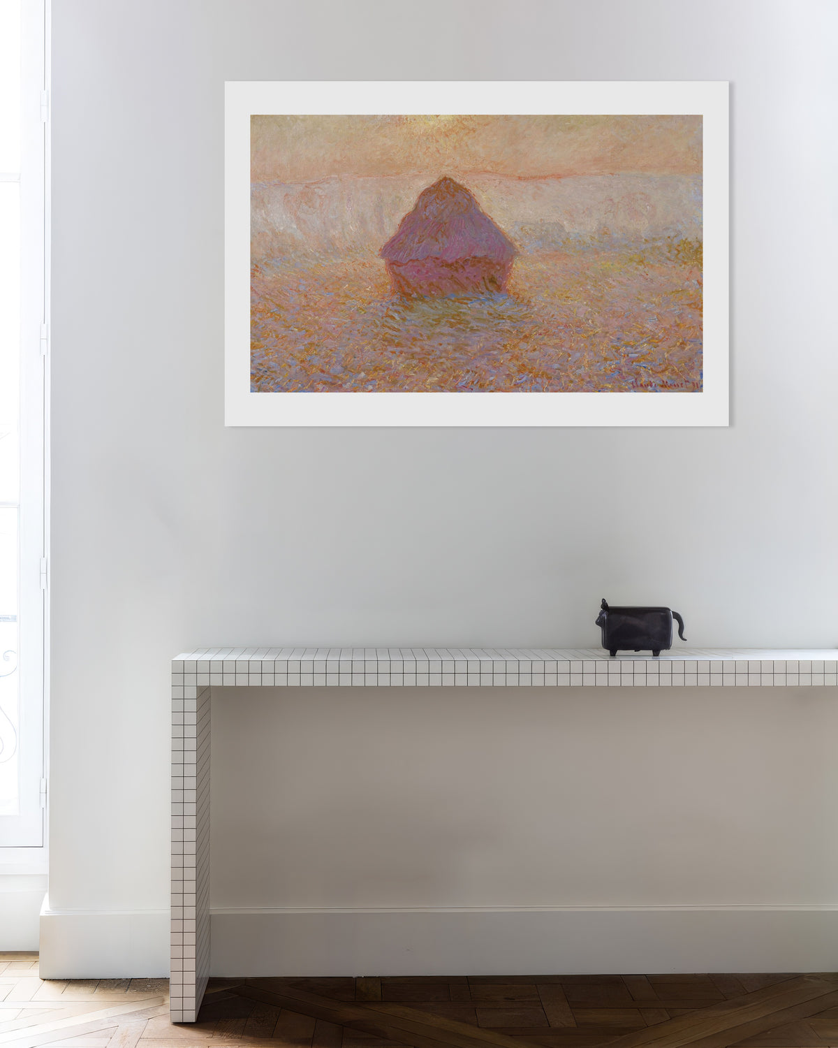 Poster Meda, Sol na Névoa (1891), de Claude Monet