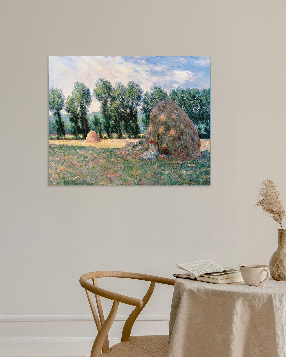 Poster Medas de Feno (1885), de Claude Monet