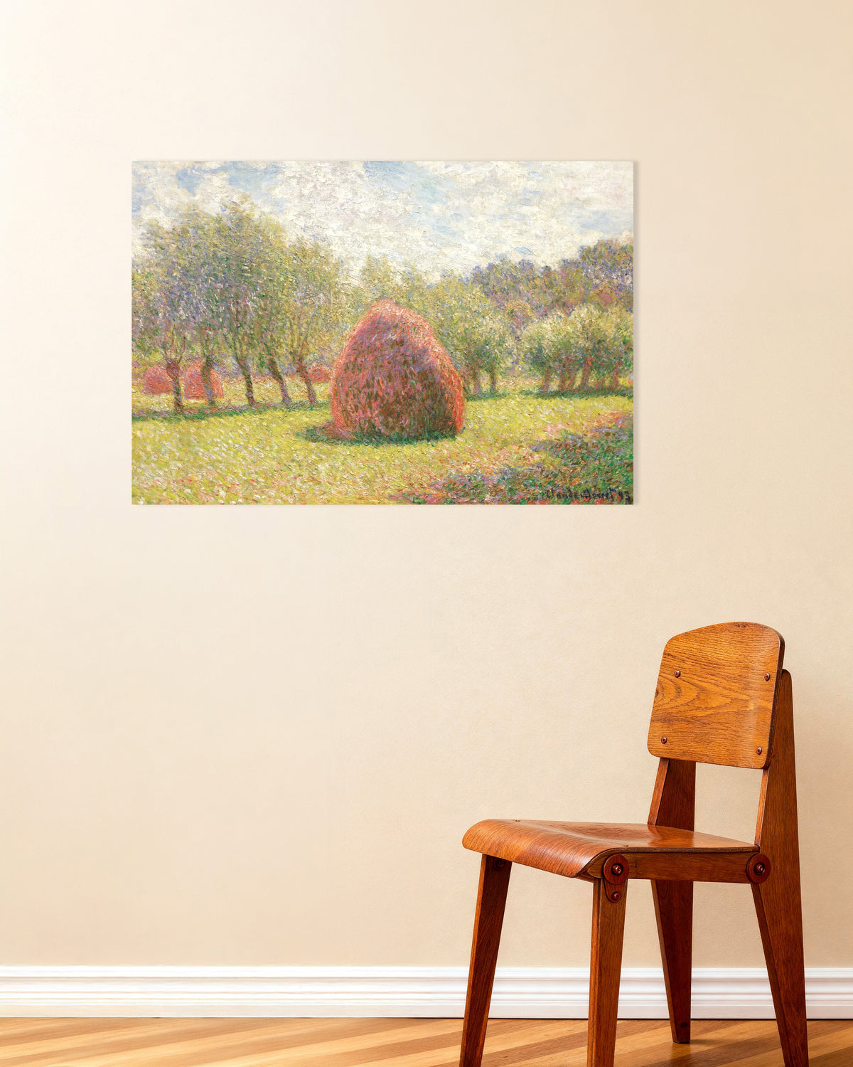 Poster Medas em Giverny (1893), de Claude Monet