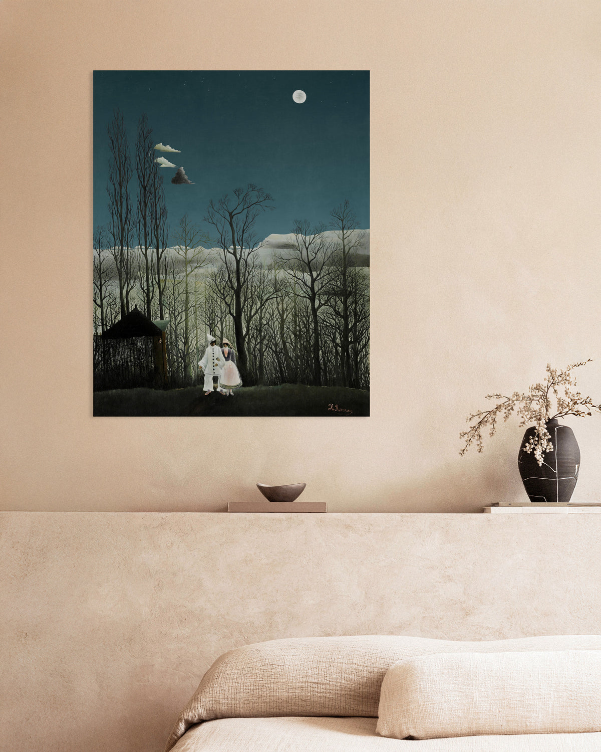 Poster de Henri Rousseau – Uma noite de Carnaval (pormenor)