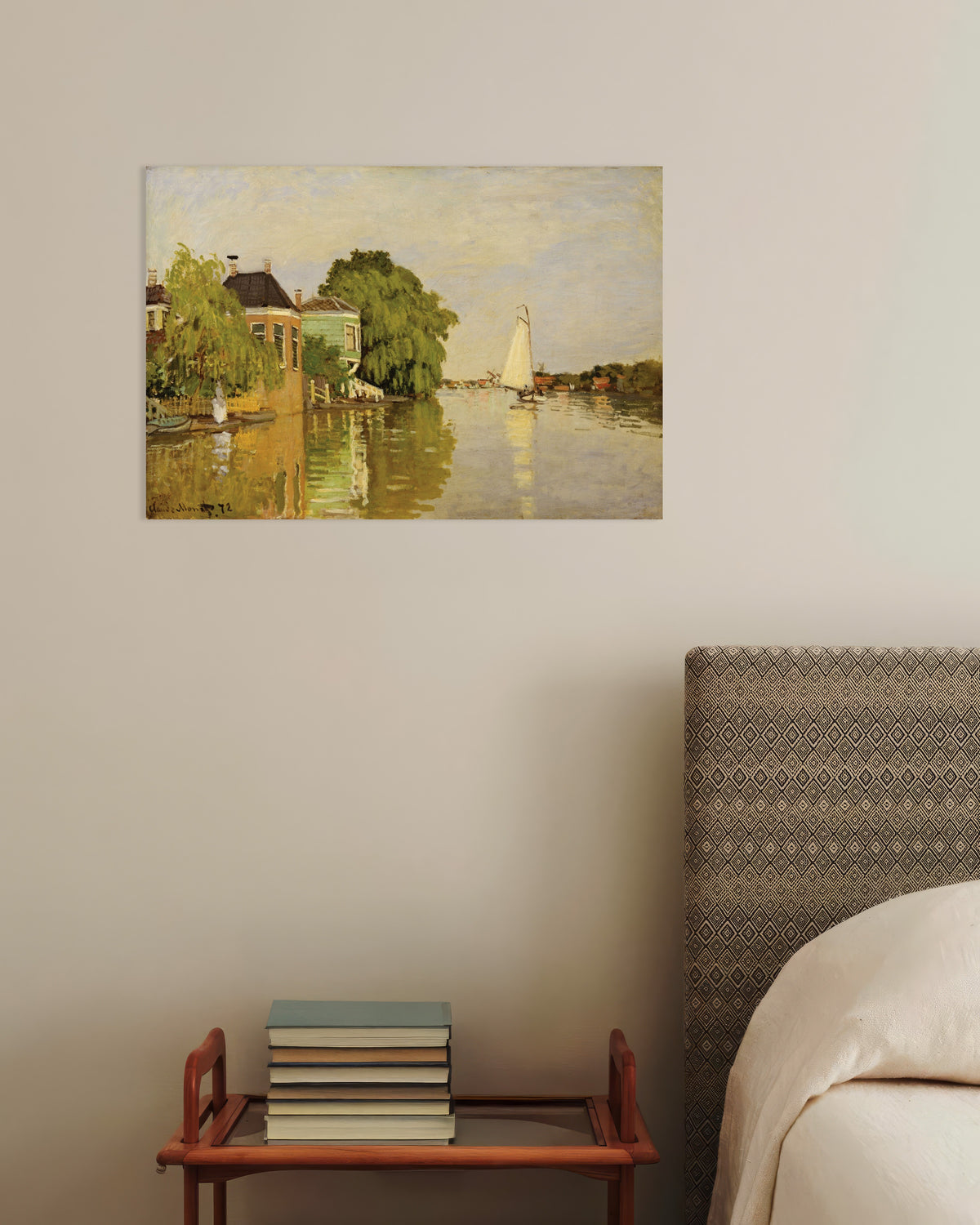 Poster Casas no Achterzaan (1871), de Claude Monet