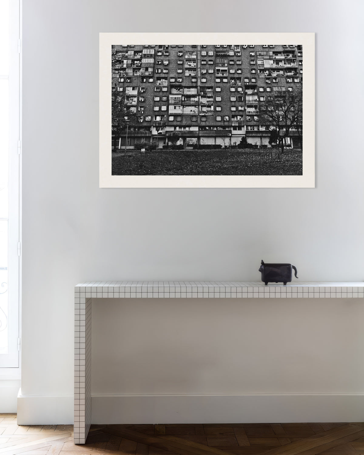 Poster «Conjunto habitacional no outono»