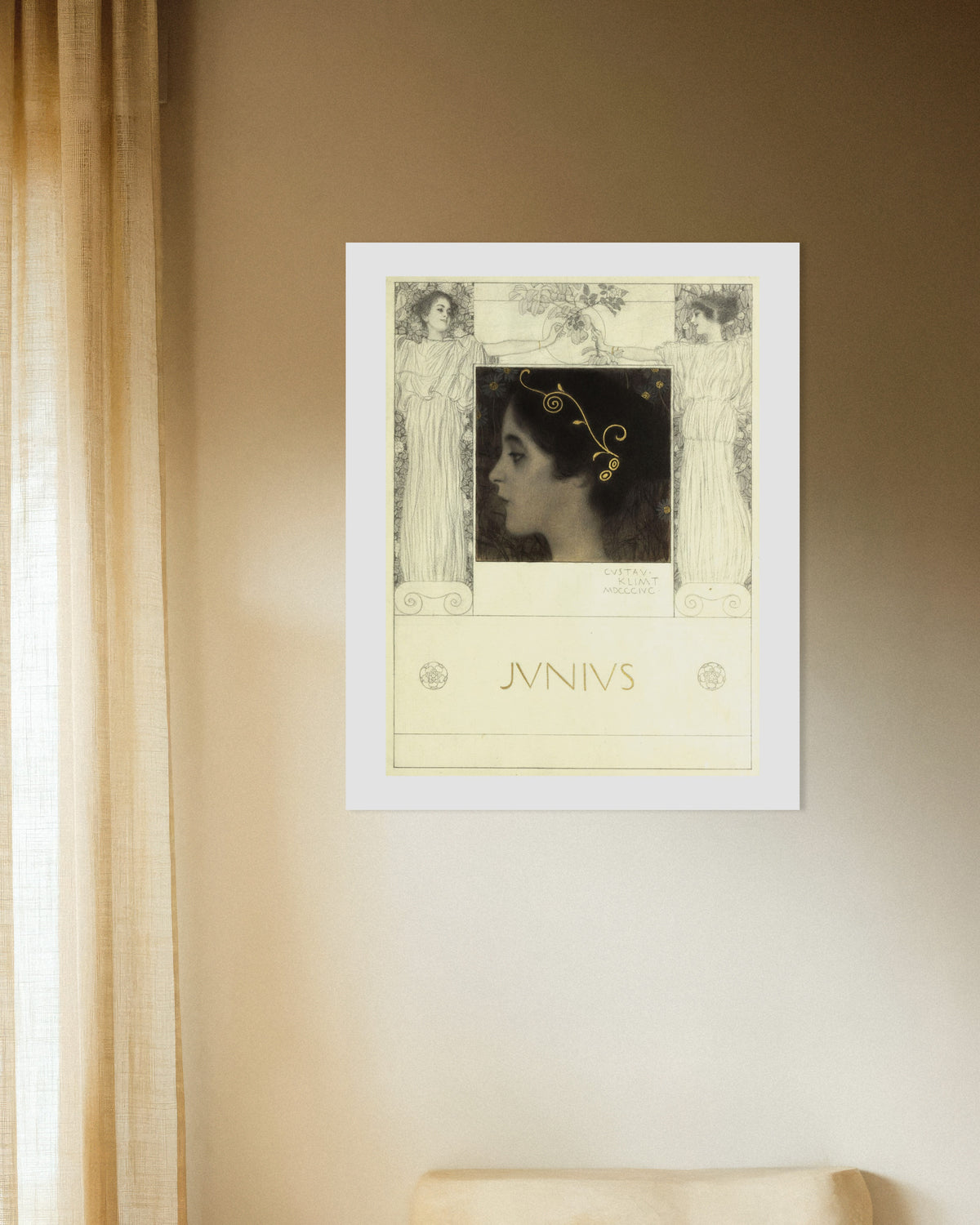 Poster Junius (1896), de Gustav Klimt