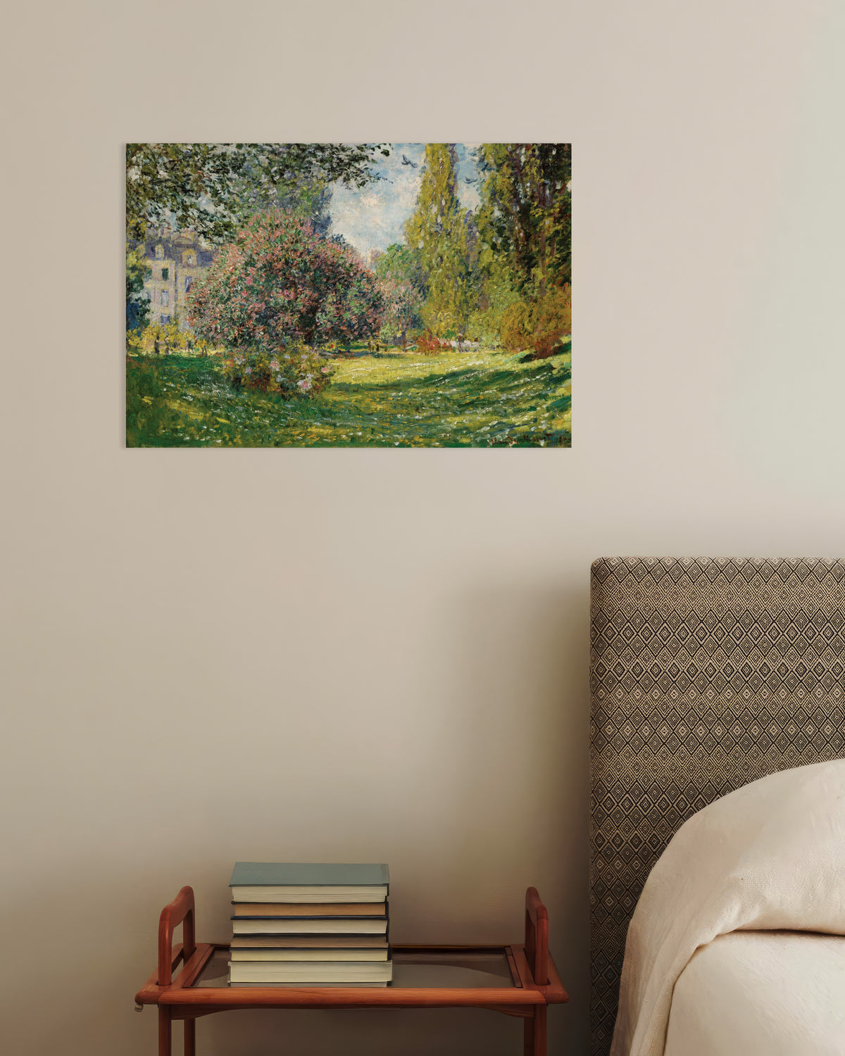 Poster Paisagem, o Parque Monceau (1876), de Claude Monet
