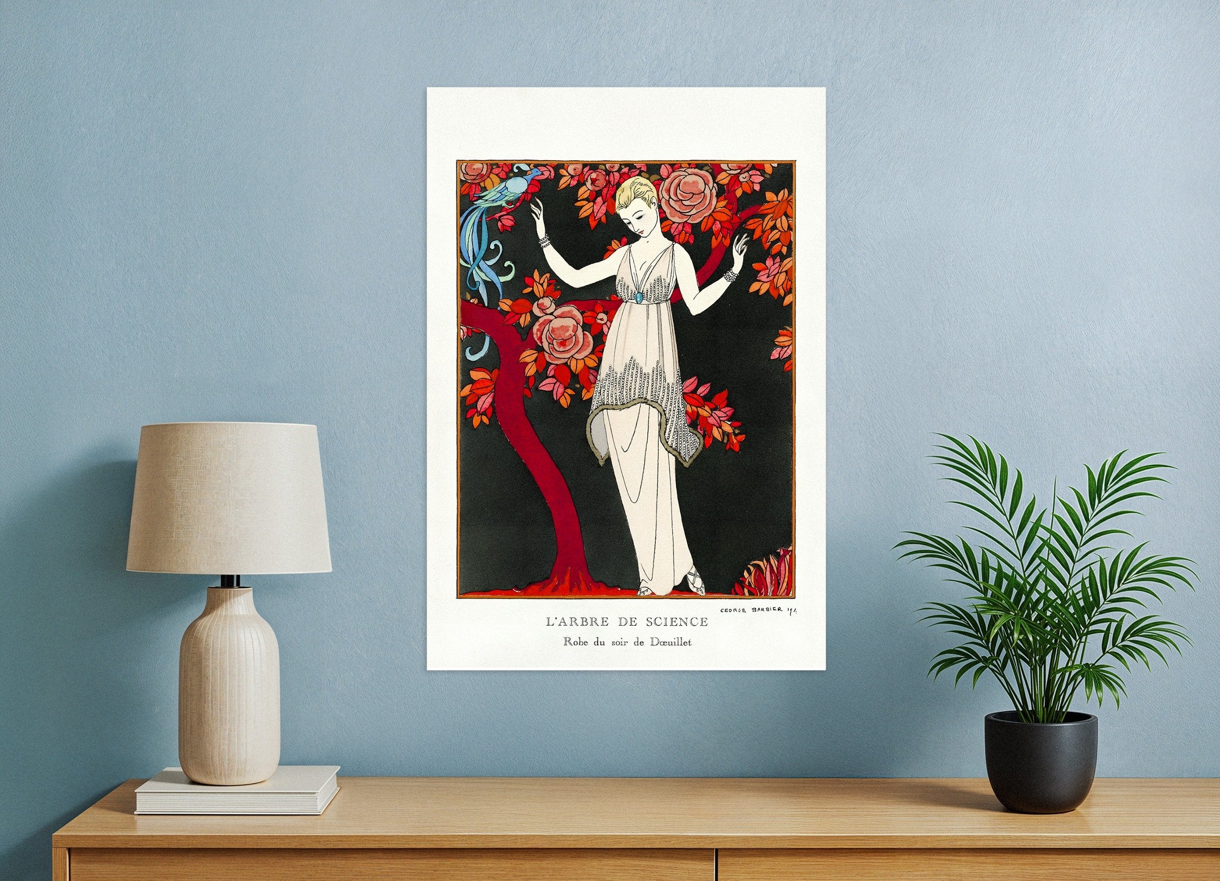 Poster of "L'Arbre de Science" by Georges Barbier (1914) - Art Deco