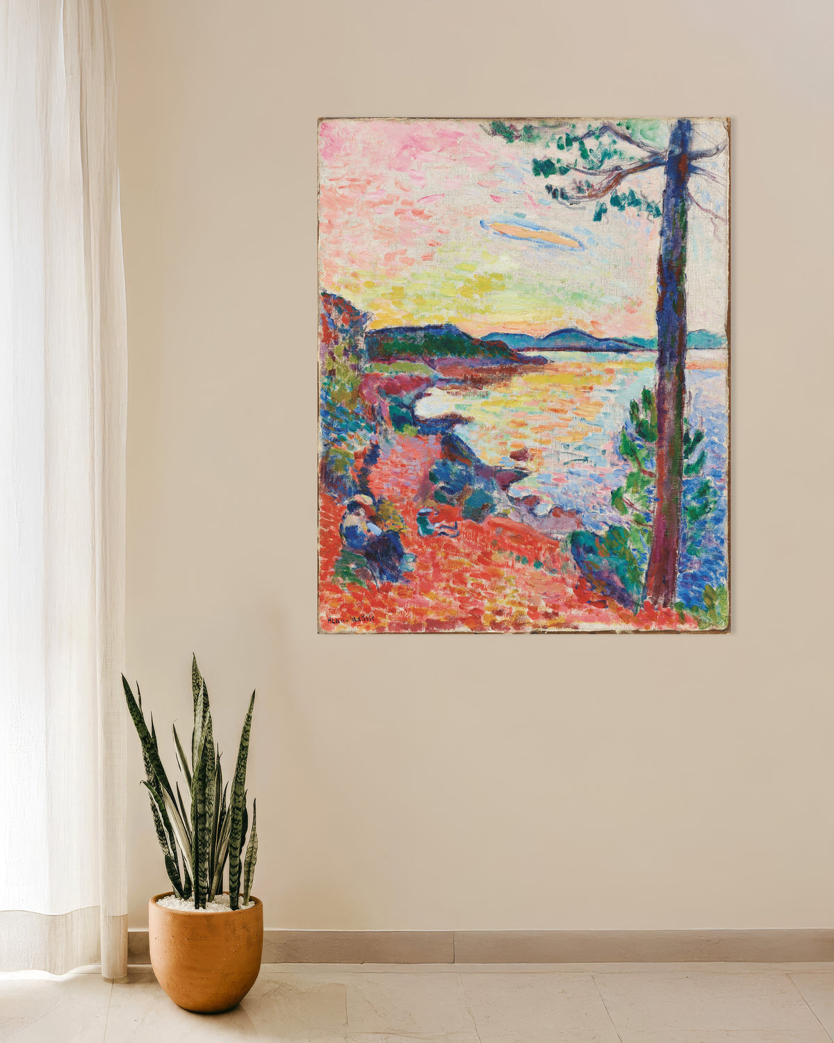 Poster de Le Goûter, O Golfo de Saint-Tropez (1904), de Henri Matisse