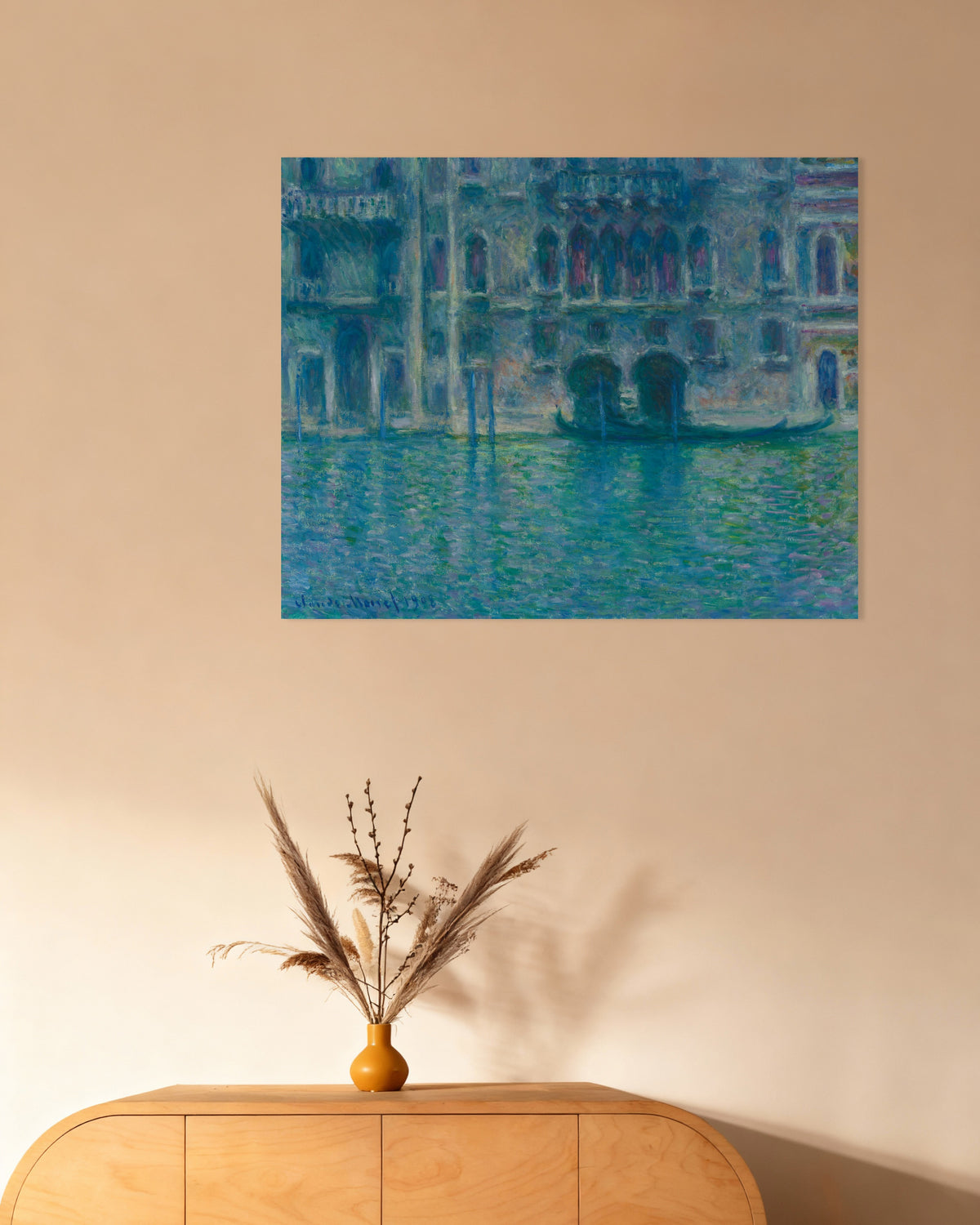 Poster O Palácio da Mula, Veneza (1908), de Claude Monet