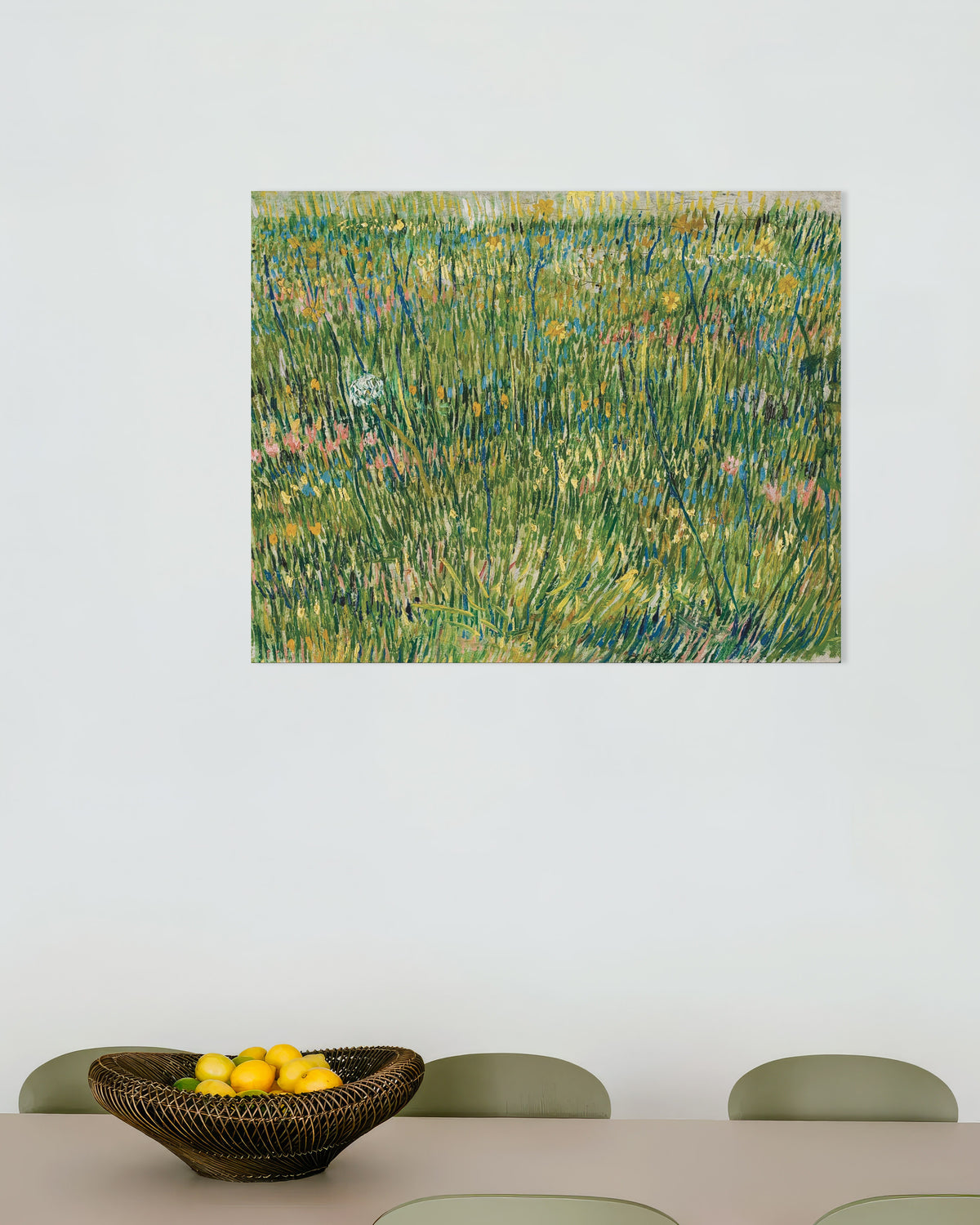 Poster de Mancha de relva (1887), de Vincent van Gogh