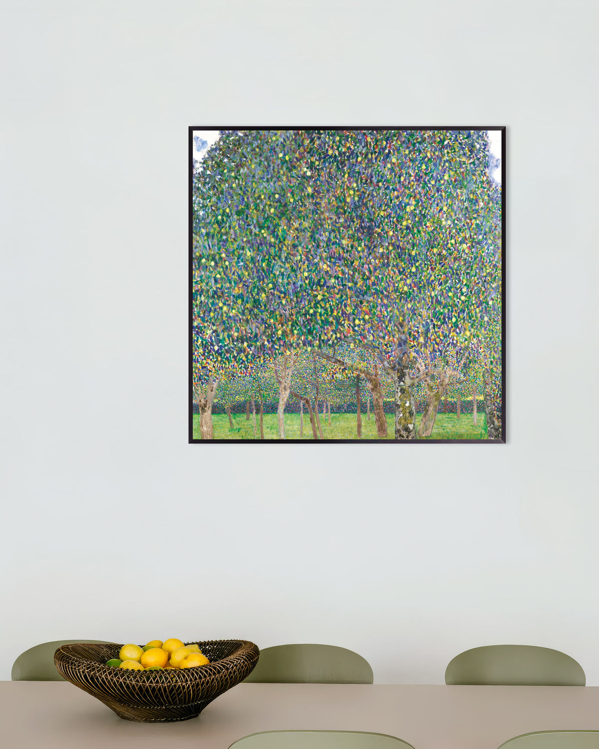 Poster A Pereira (1903), de Gustav Klimt, com moldura de metal