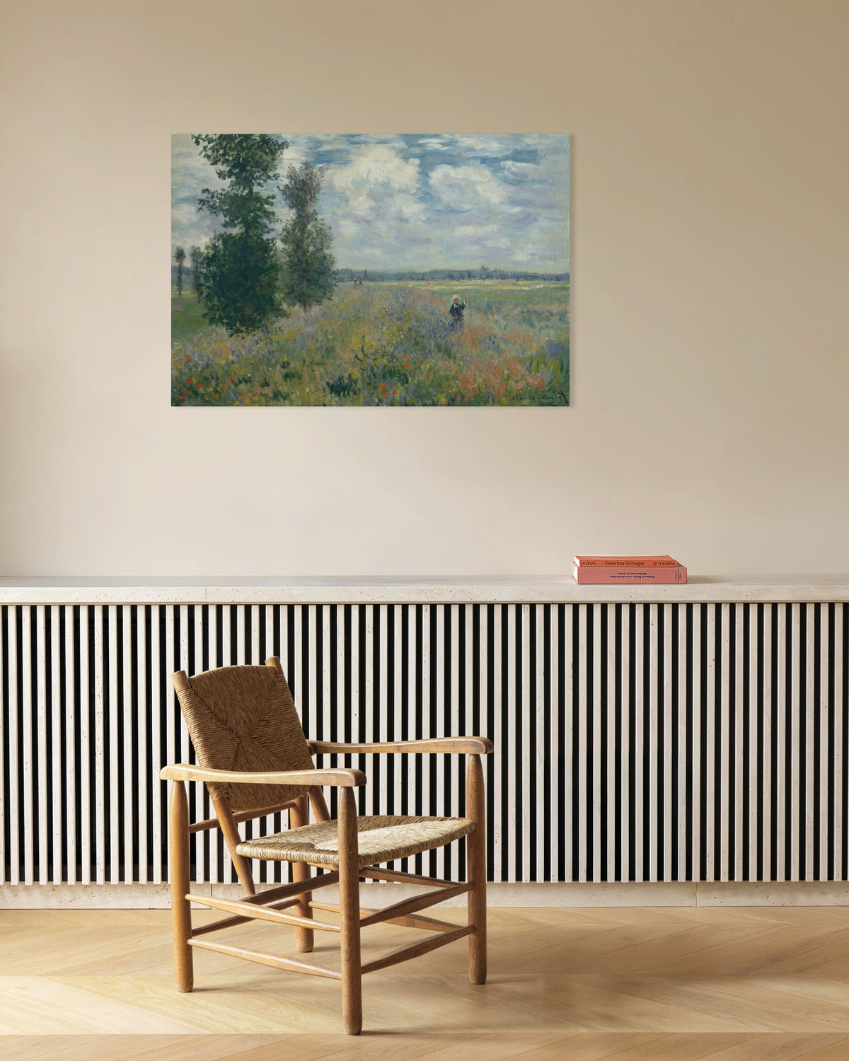 Poster Campos de Papoilas perto de Argenteuil (1875), de Claude Monet