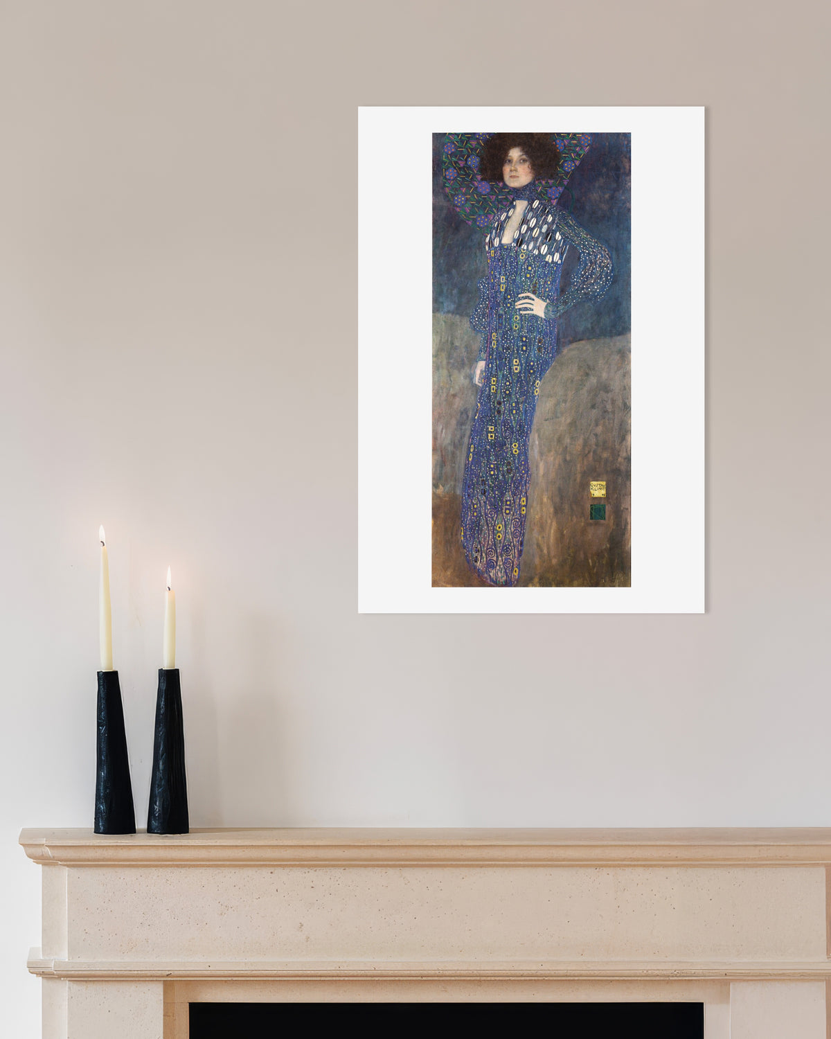 Poster Retrato de Emilie Flöge (1902), de Gustav Klimt