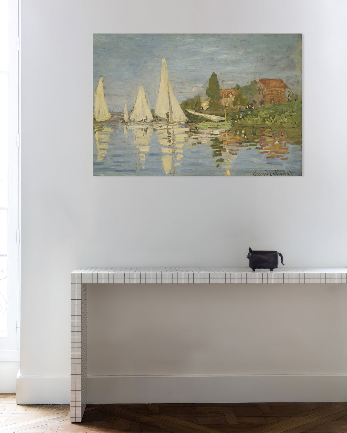 Poster Regatas em Argenteuil (c. 1872), de Claude Monet
