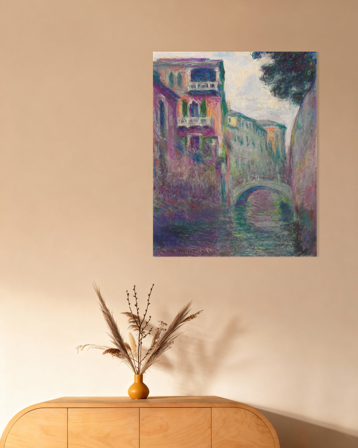 Poster Rio della Salute (1908), de Claude Monet