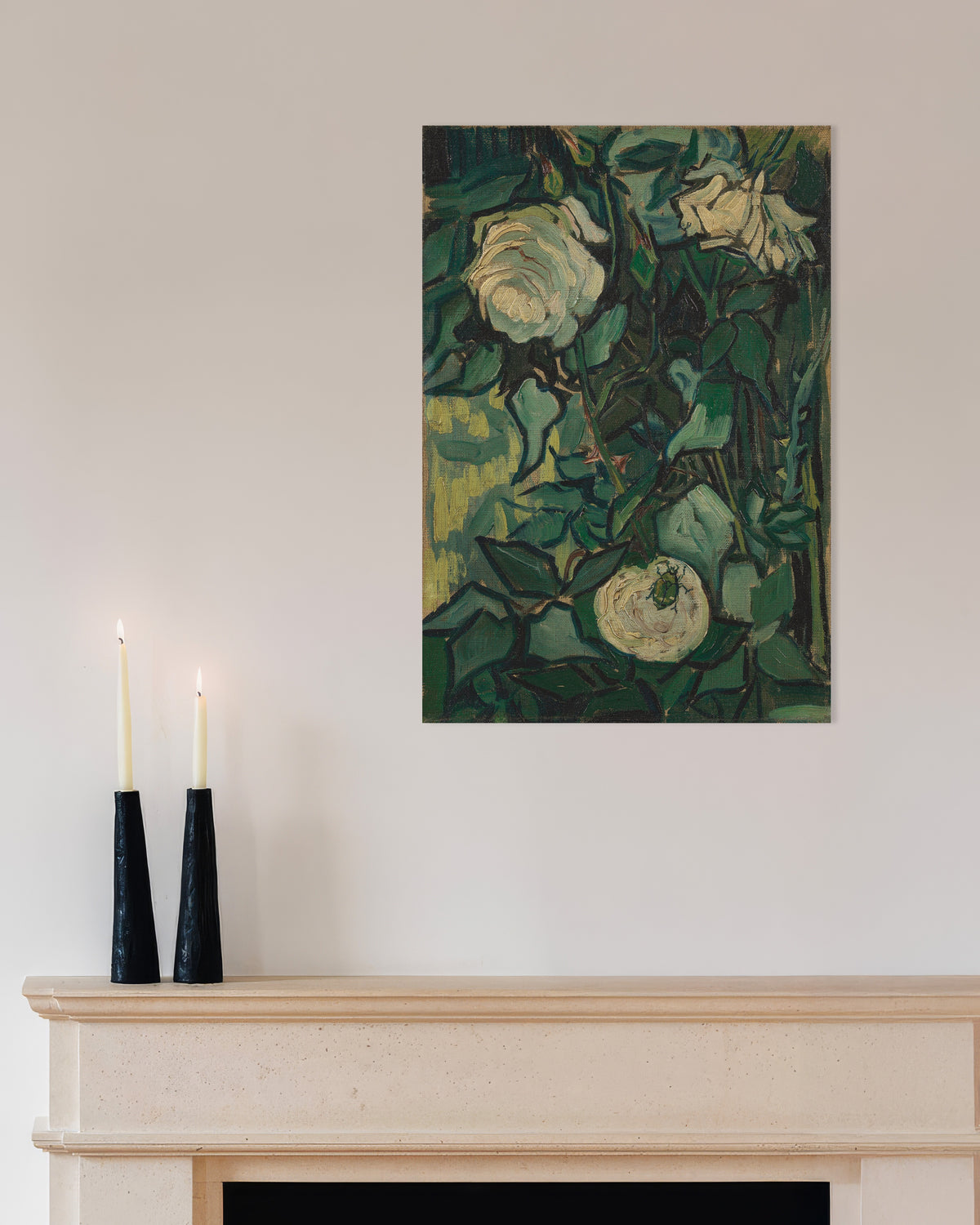 Poster de Roseira com um Escaravelho (1889), de Vincent van Gogh