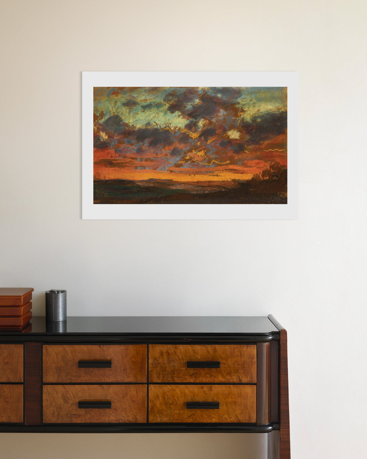 Poster Pôr do Sol (c. 1868), de Claude Monet