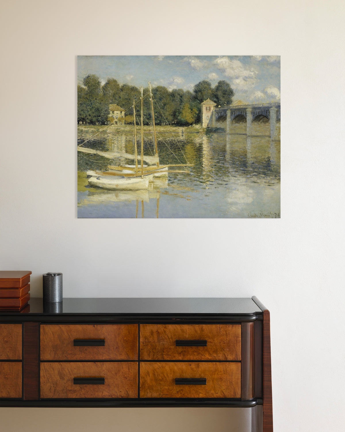 Poster A Ponte de Argenteuil (1874), de Claude Monet