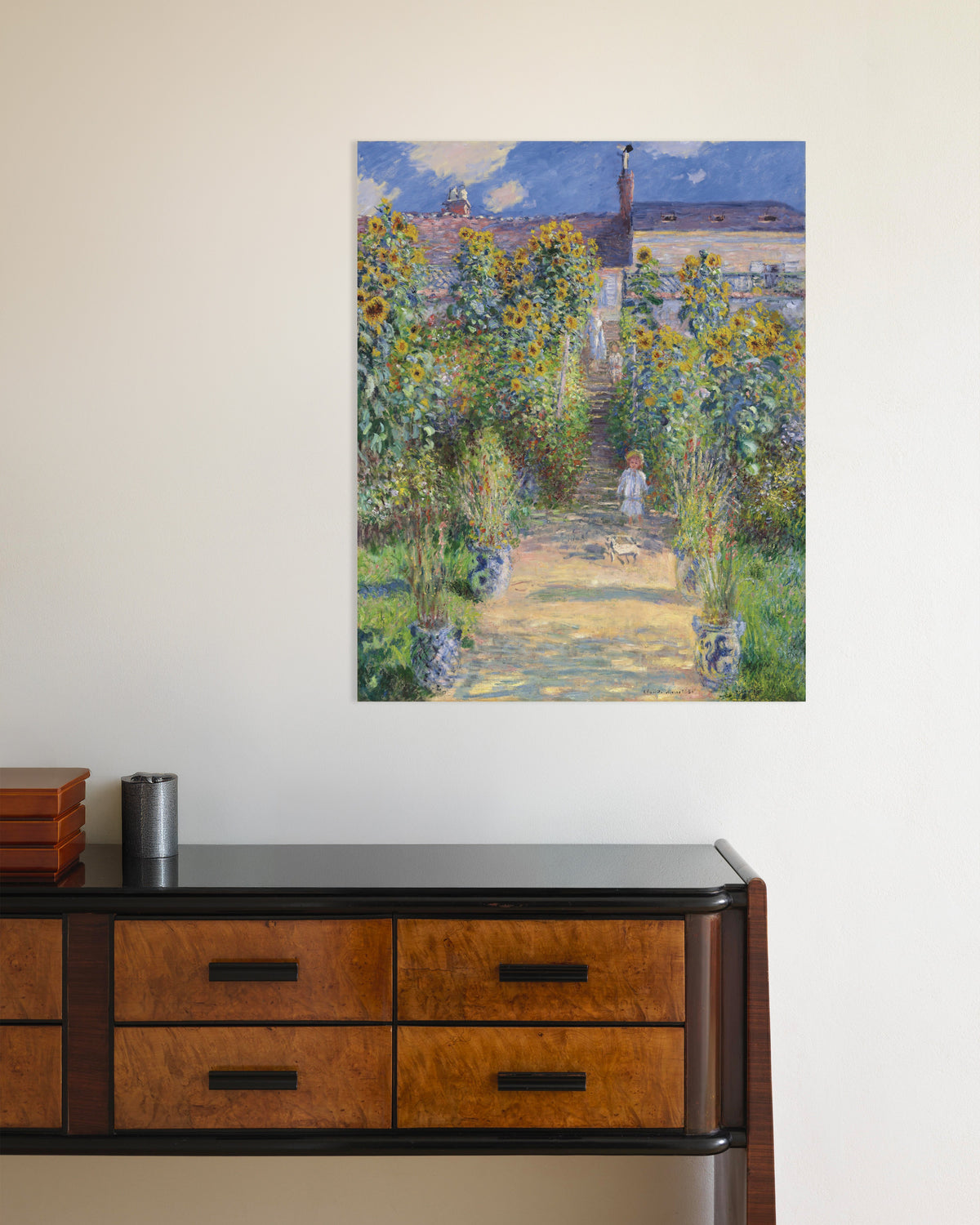 Poster O Jardim do Artista em Vétheuil (1881), de Claude Monet