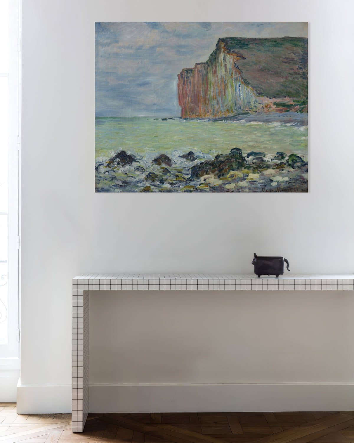 Poster A Falésia de Les Petites-Dalles (1881), de Claude Monet