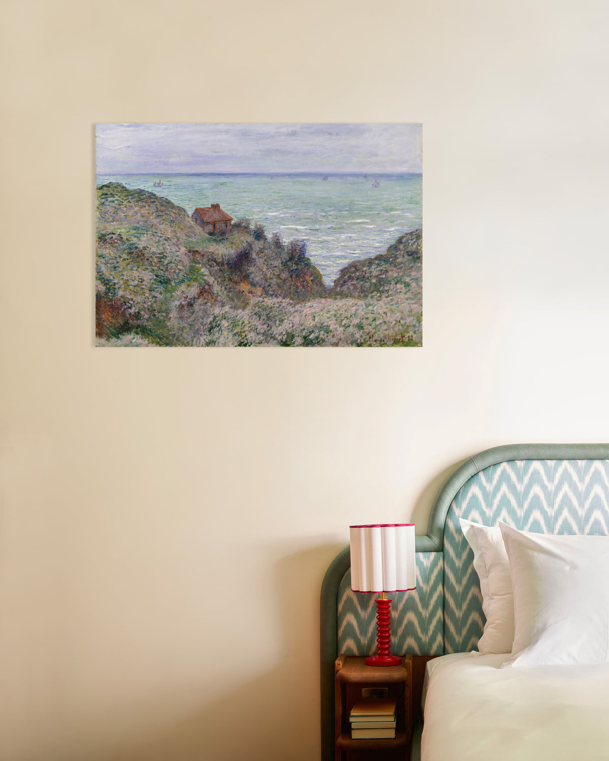 Poster A Cabana do Guarda-Fiscal (1882), de Claude Monet