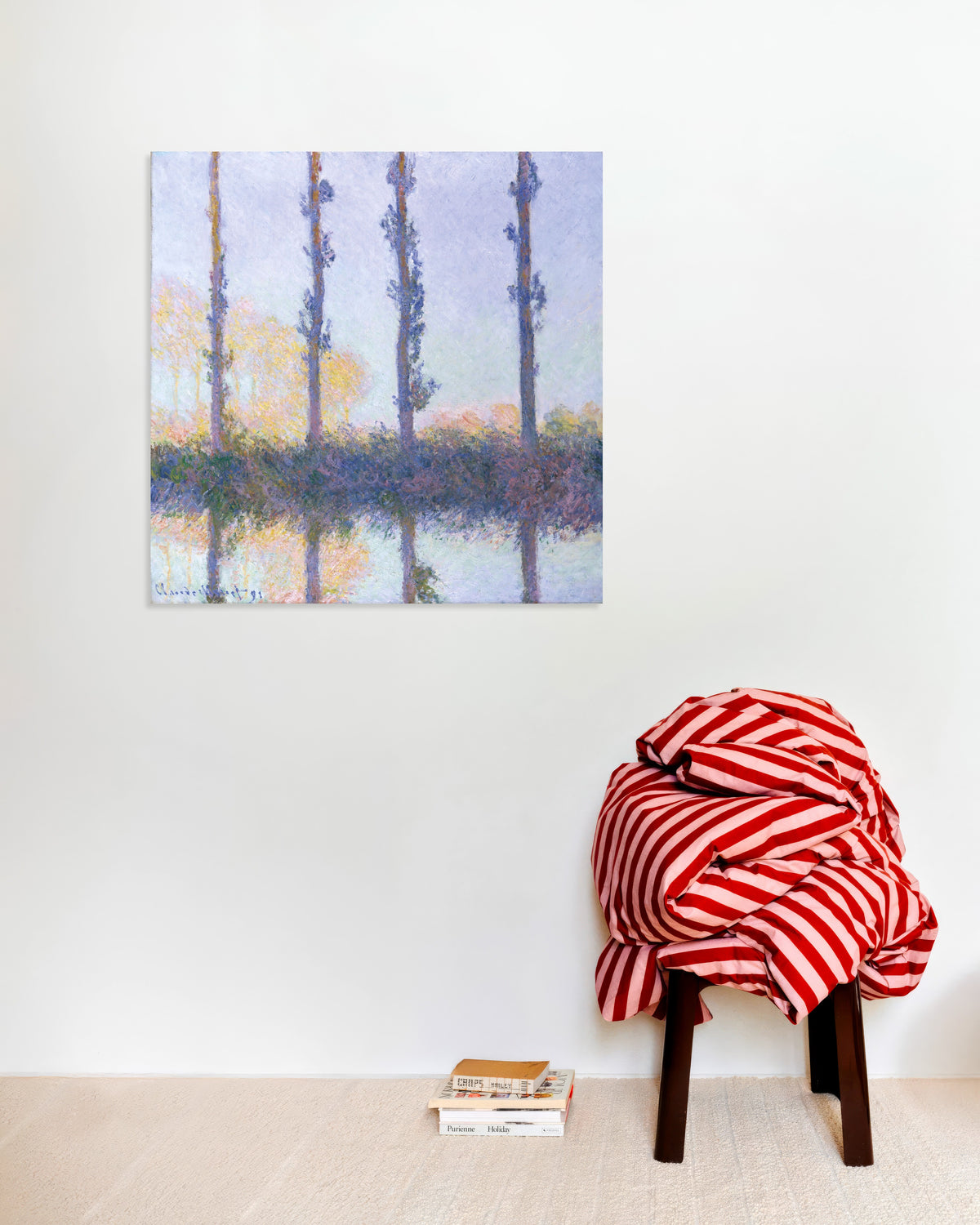 Poster As Quatro Árvores (1891), de Claude Monet