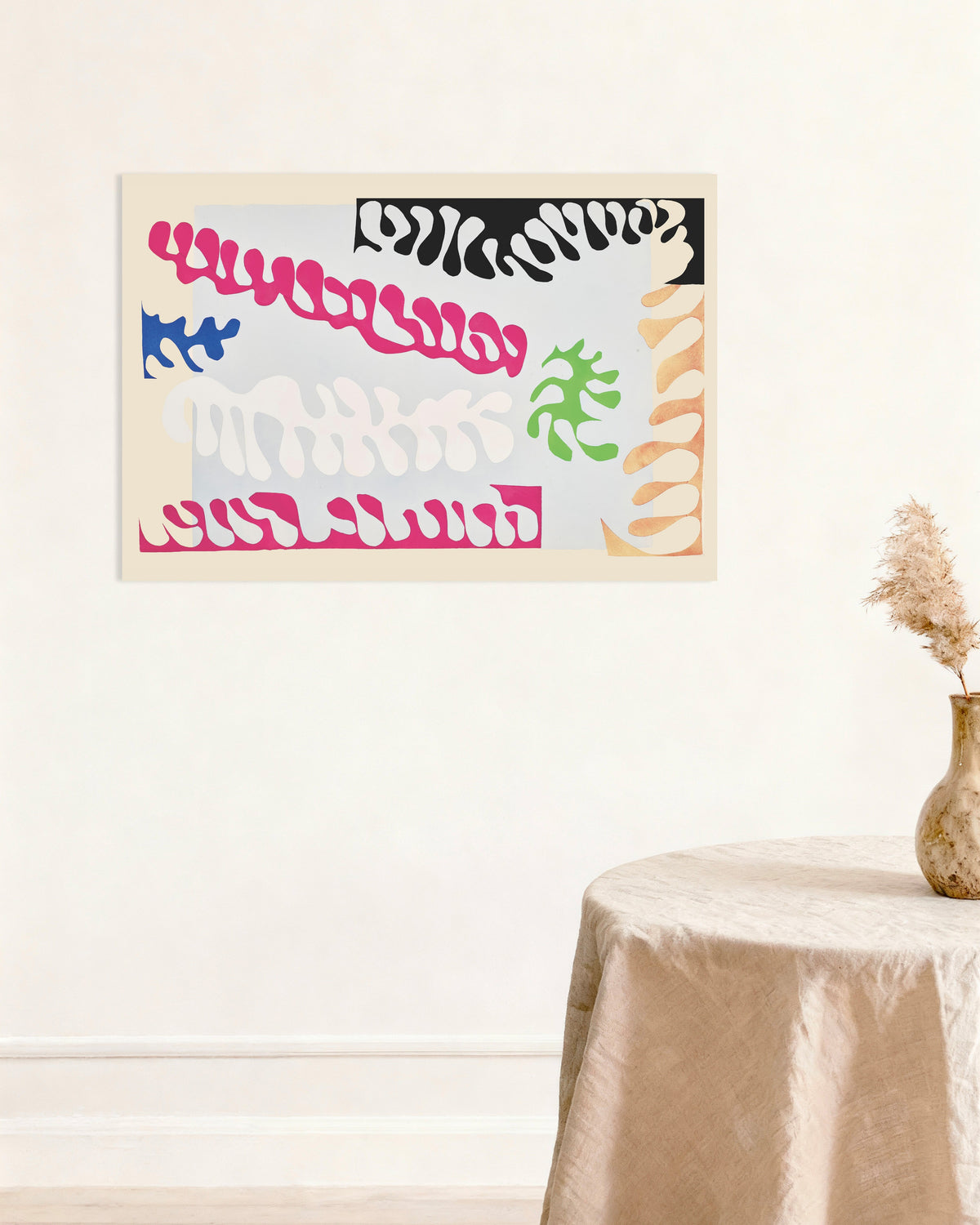 Poster de A Lagoa em Rosa e Branco (Jazz, 1947), de Henri Matisse