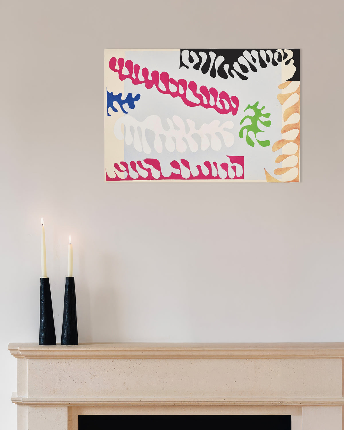 Poster de A Lagoa em Rosa e Branco (Jazz, 1947), de Henri Matisse