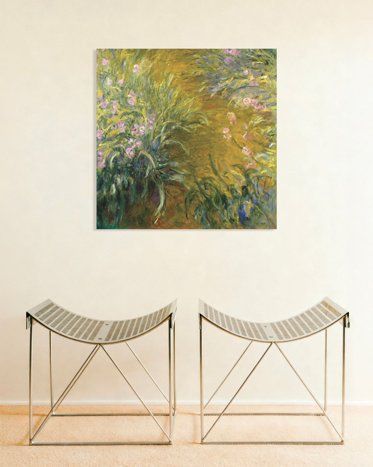 Poster O Caminho entre as Íris (1914–1917), de Claude Monet