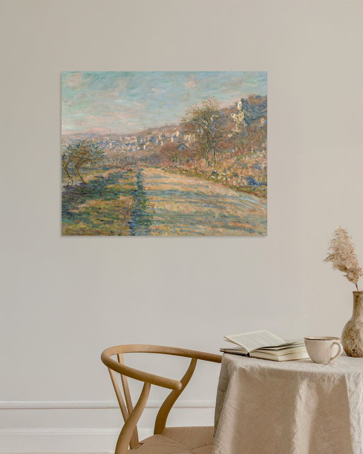Poster A Estrada de La Roche-Guyon (1880), de Claude Monet