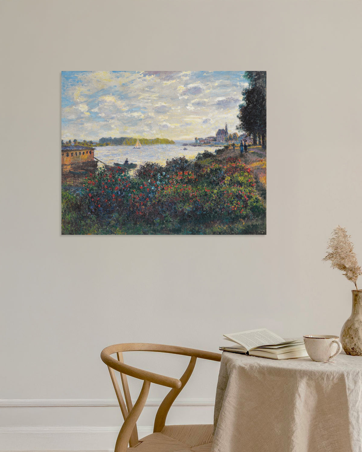 Poster O Sena em Argenteuil (1877), de Claude Monet