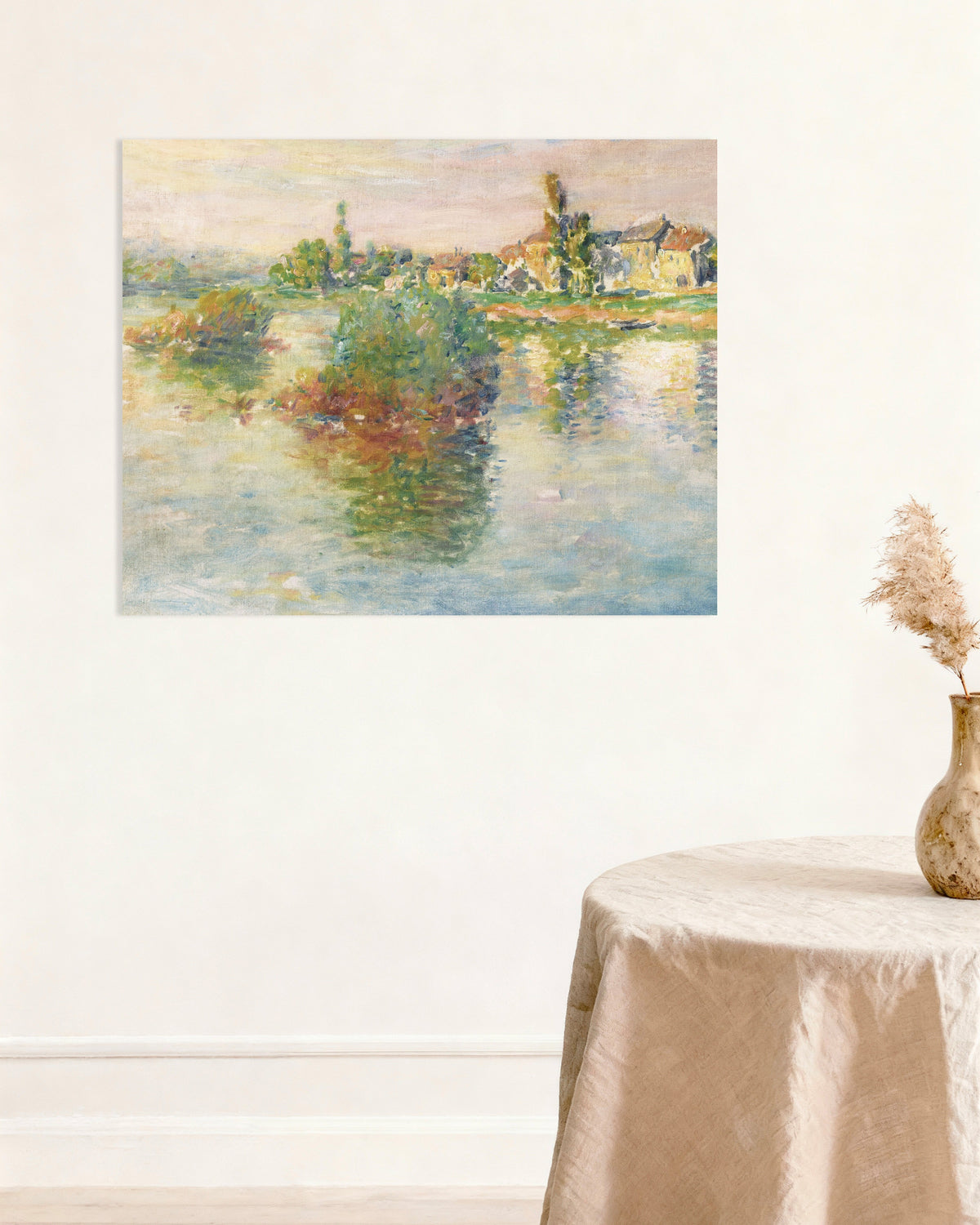 Poster O Sena em Lavacourt (1879), de Claude Monet