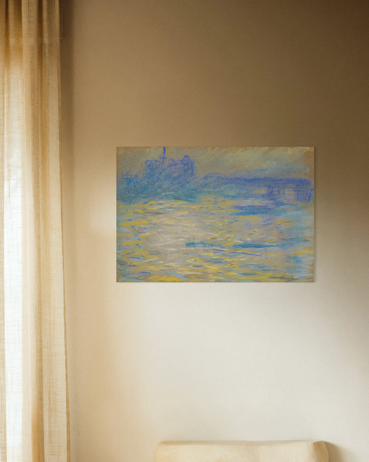 Poster O Tamisa (1901), de Claude Monet