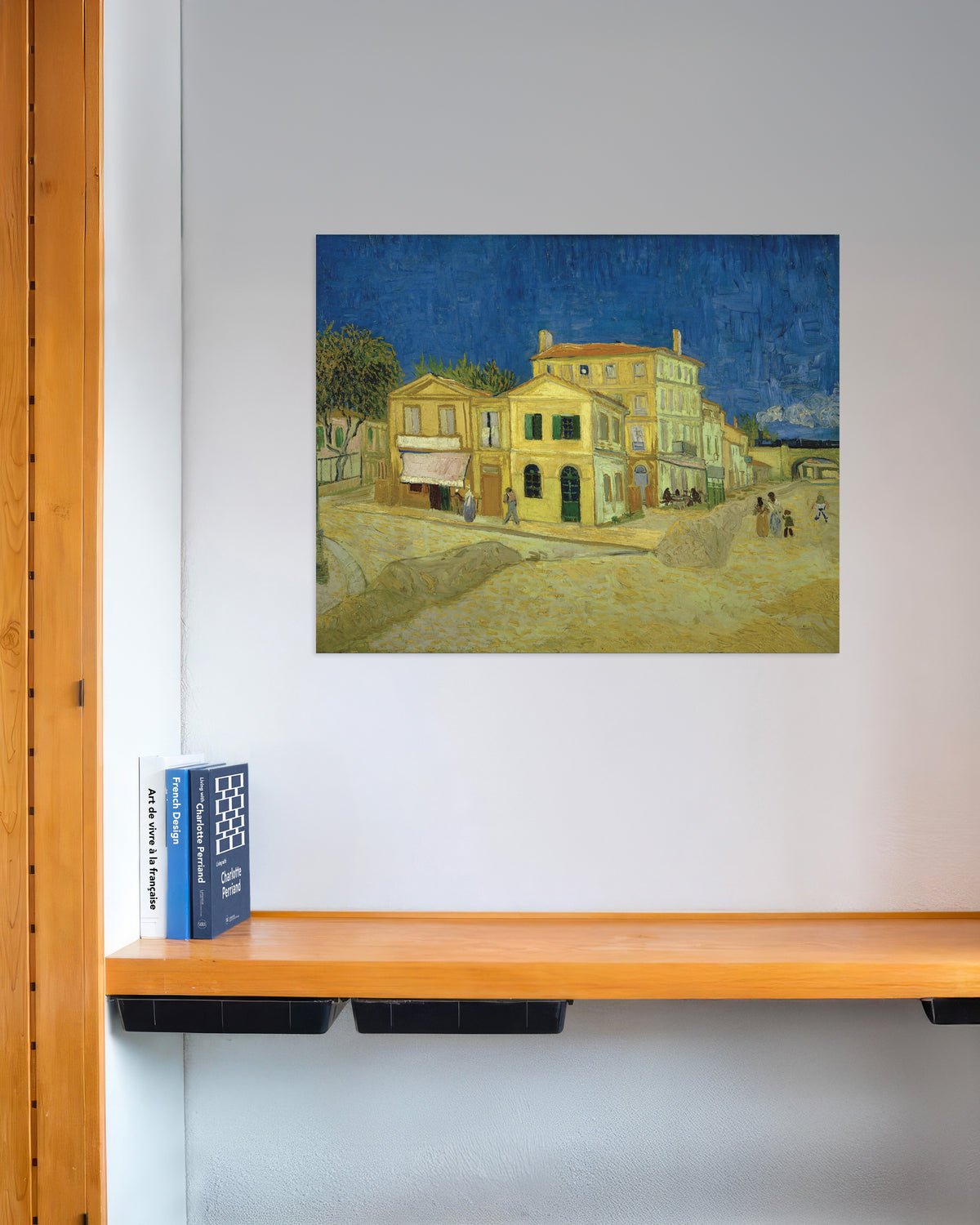 Poster de A Casa Amarela, A Rua (1888), de Vincent van Gogh