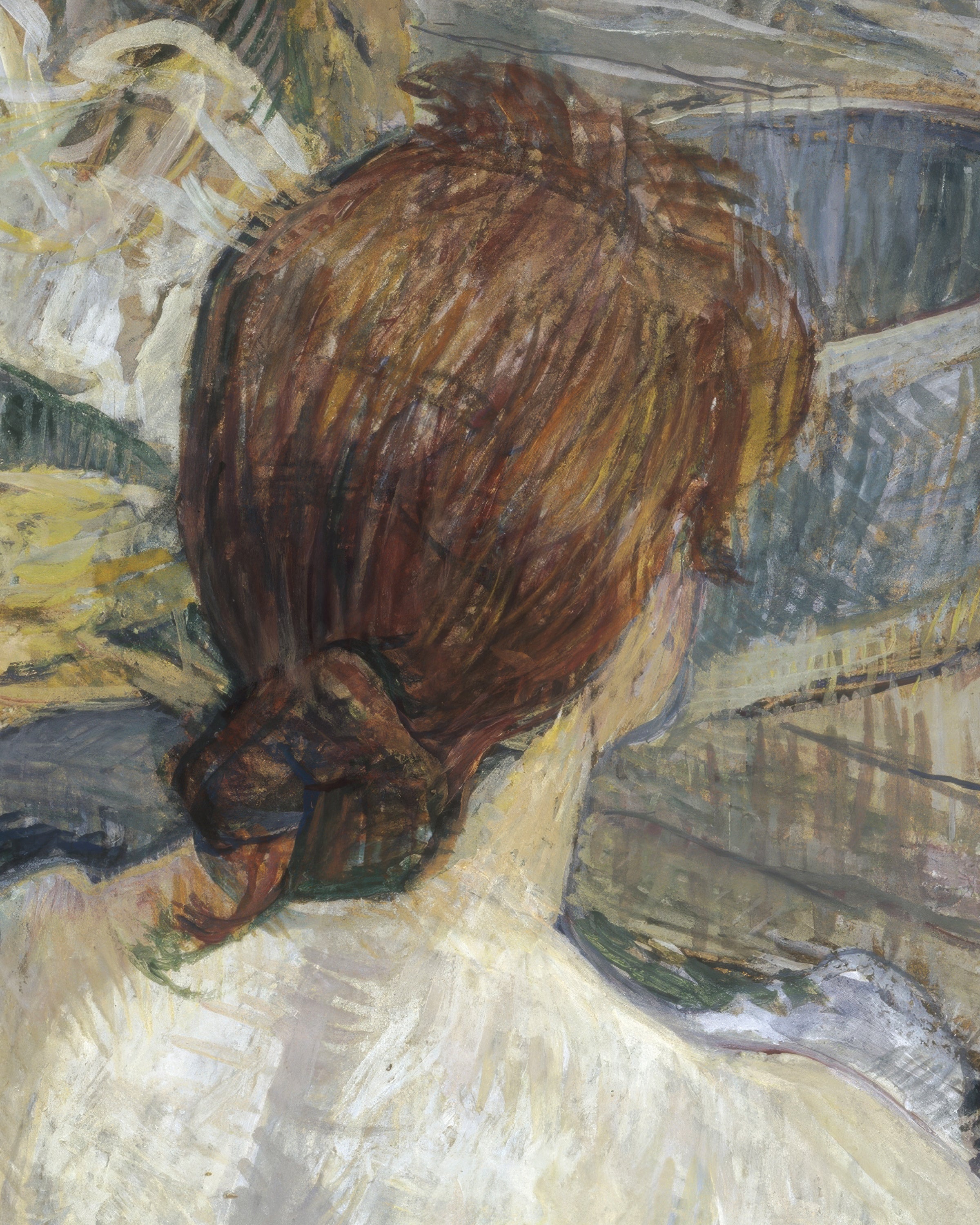 Rousse (La Toilette), 1889 por Henri de Toulouse-Lautrec Pôster